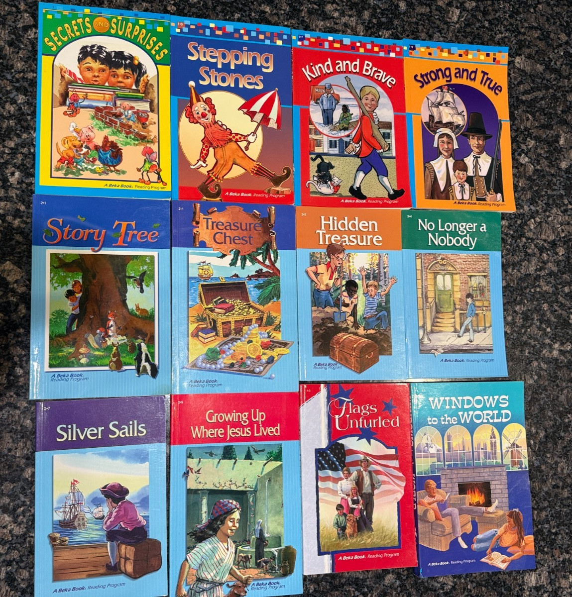 Abeka Elementary Reader Program Lot of 12 Books Grade 1, 2, 4, 5 Home School