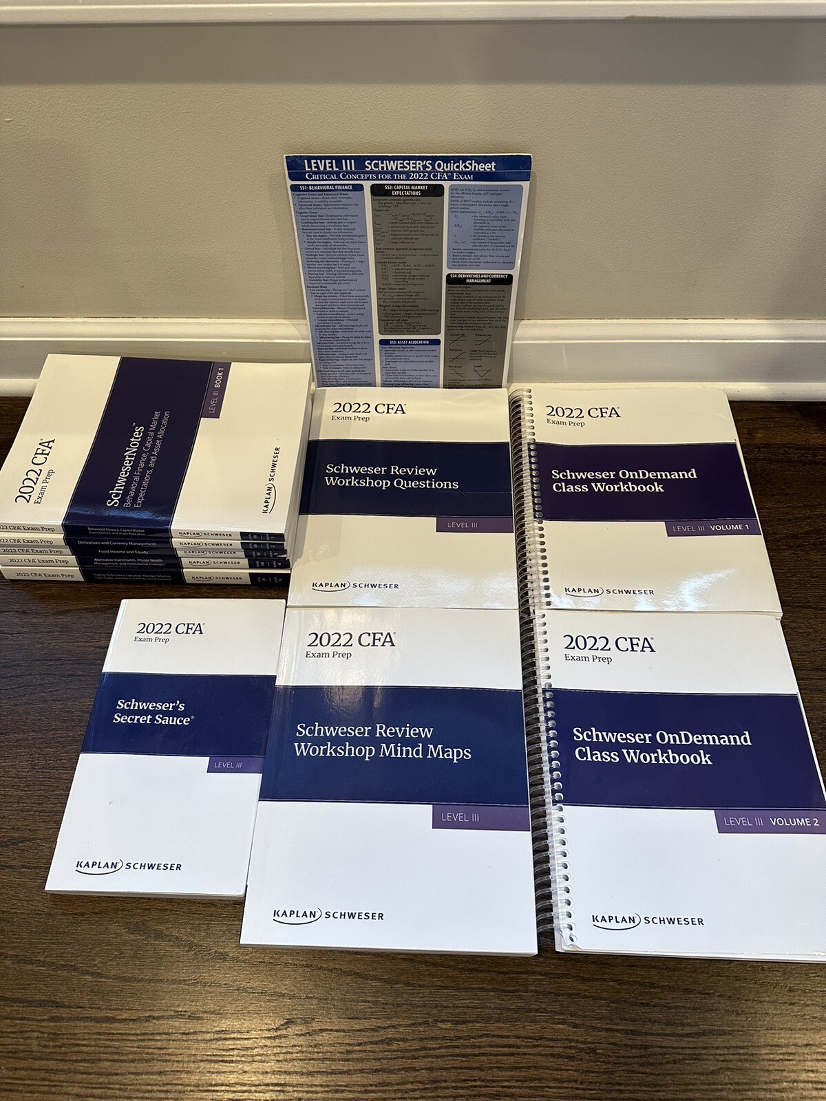 2022 CFA Level 3 Kaplan Schweser – Study Package