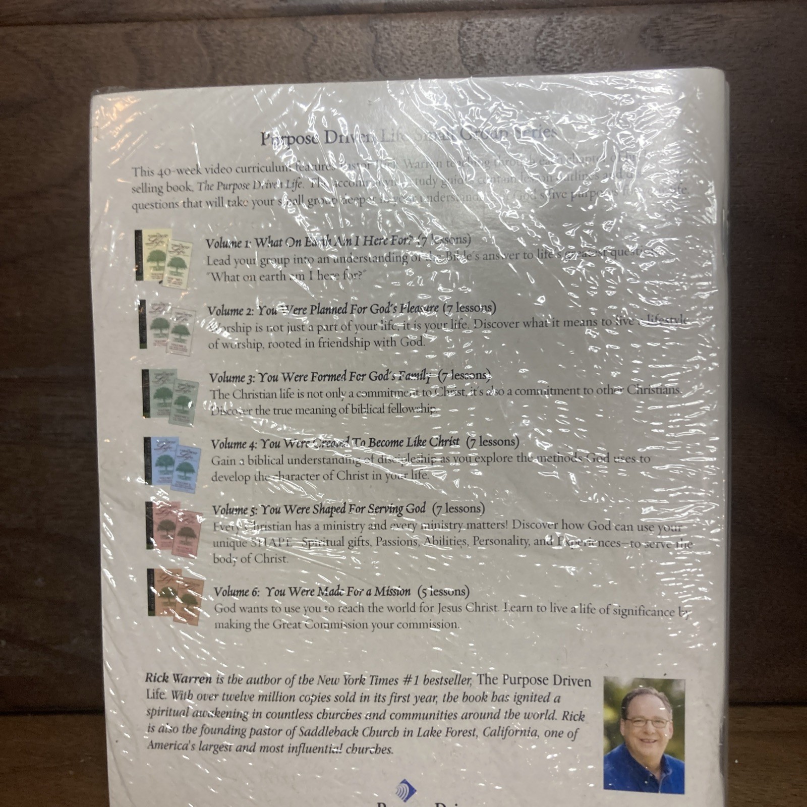 The Purpose Driven Life Small Group Rick Warren Vol. 2 1 VHS, 10 Guides NEW