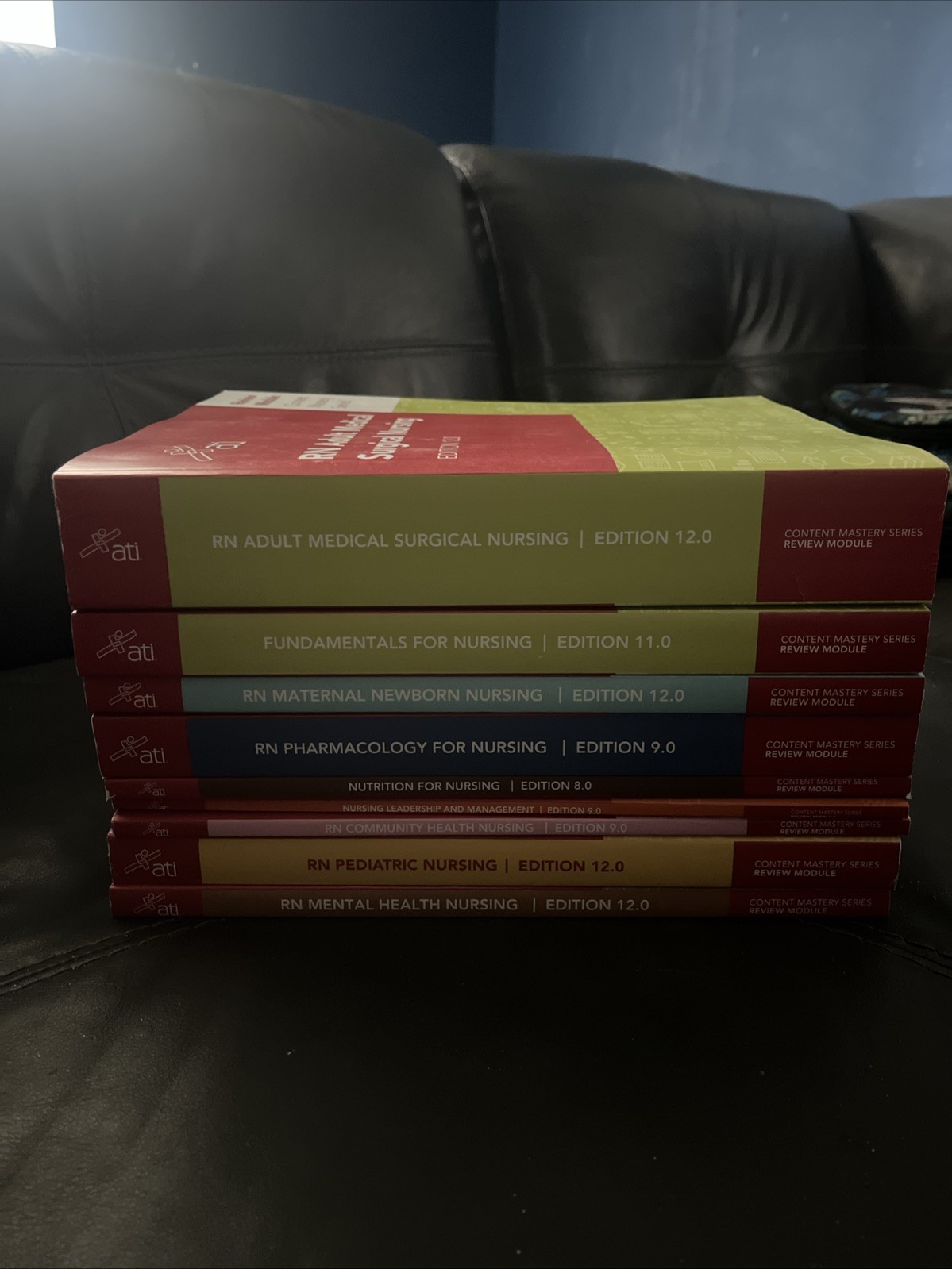 ATI RN Nursing Content Mastery Series Review Modules, Set of 9