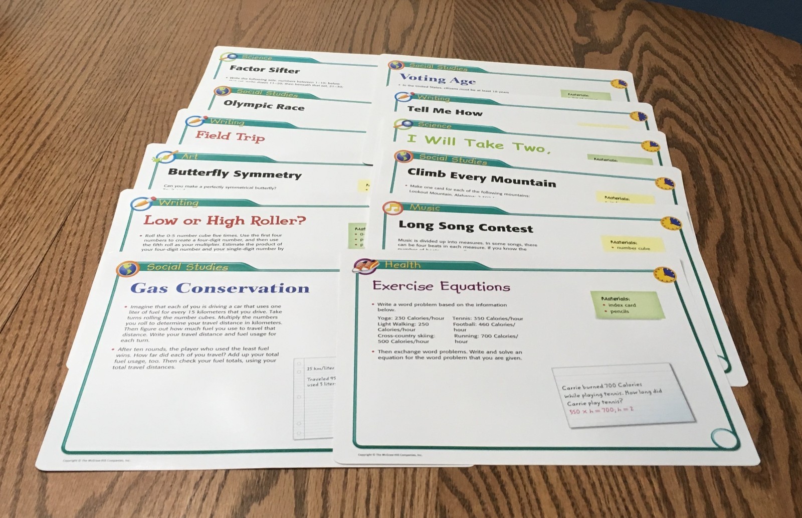 MY LEARNING STATIONS / GRADE 4 / TEACHER GUIDE / GAME BOARDS, ACTIVITY CARDS +