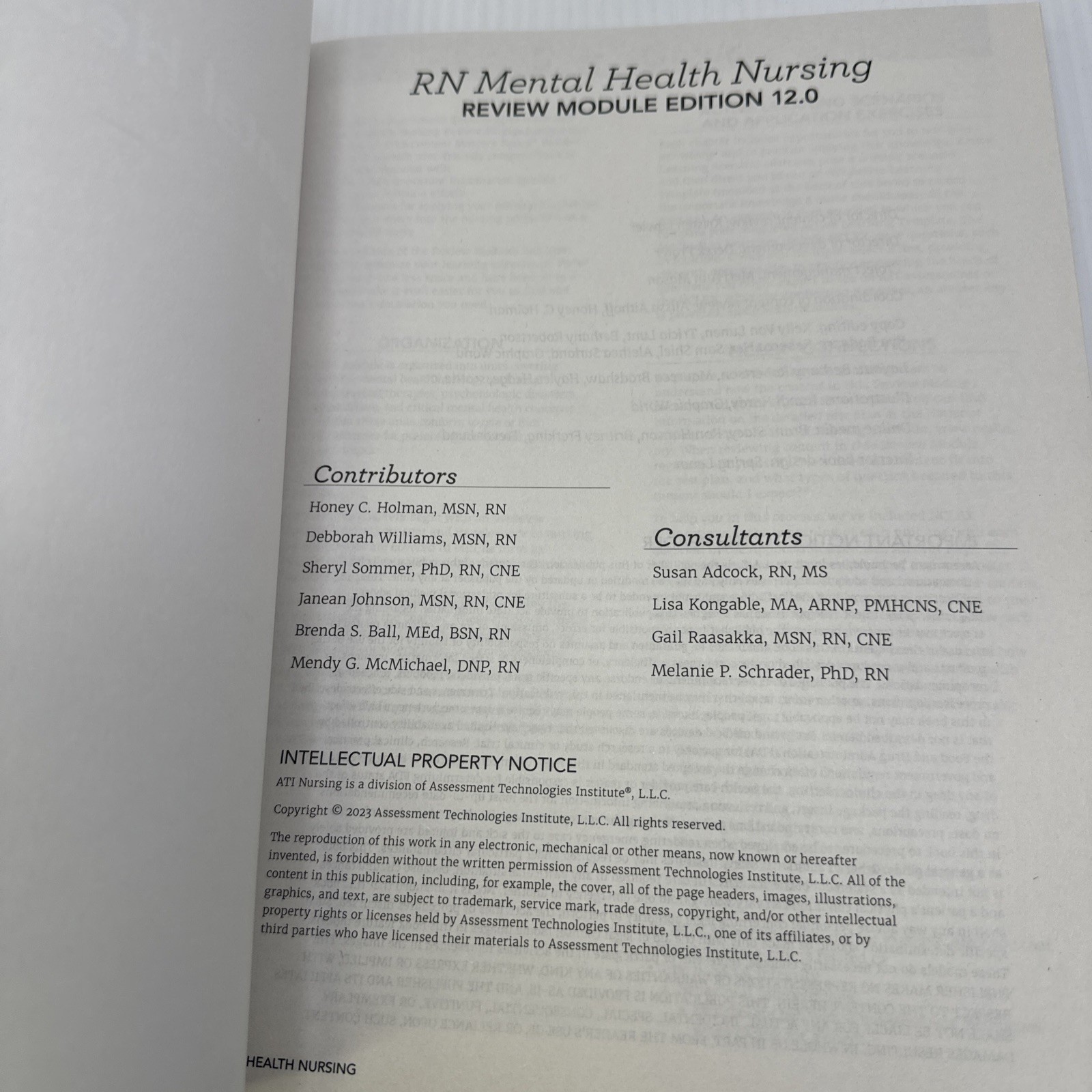 ATI Nursing Review Module Content Mastery c2023 PBs 10 Books Pharmacology Nursin