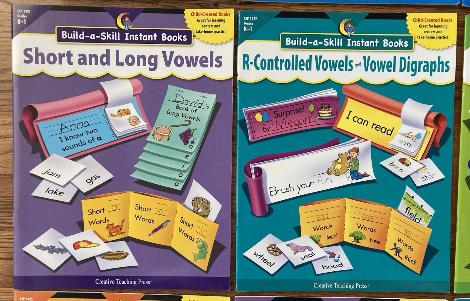 Creative Teaching Press Build A Skill Instant Books K-1 Complete Set of 12