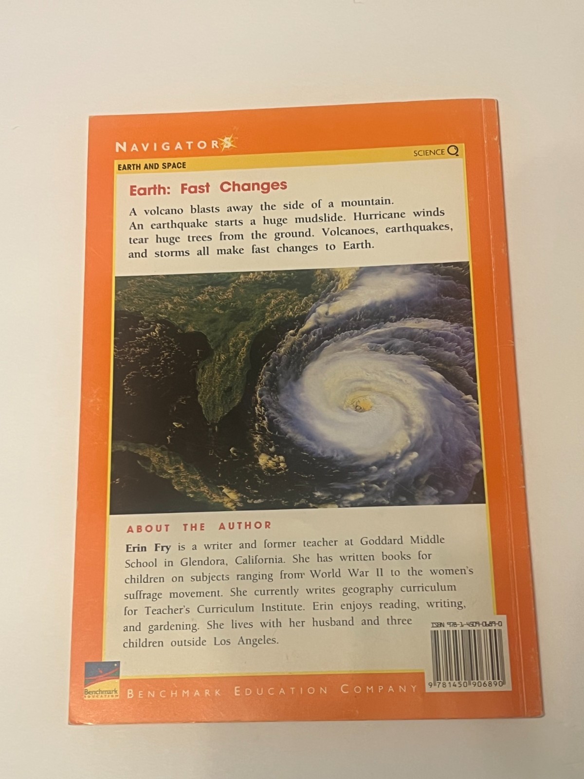 Earth: Fast Changes – Benchmark Education | 3 Student Books + Teacher Guide | Sc