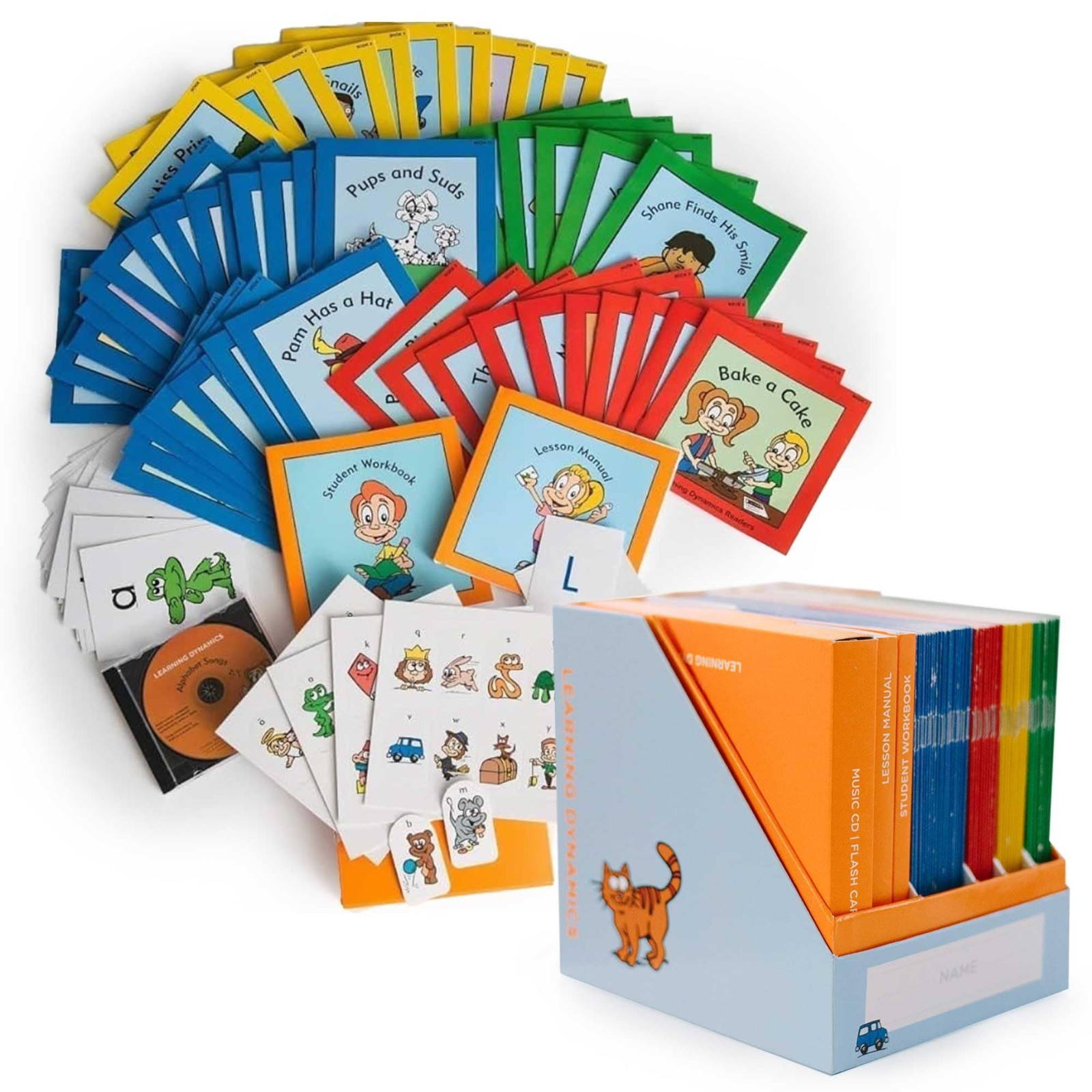 4-Week Reading & Writing Program – 53 Books, Teaching Manual, Flashcards & More!