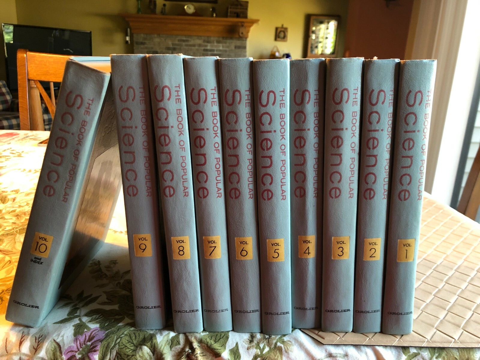 The Book of Popular Science Hardcover Set Vol 1 – 10 The Grolier Society 1964