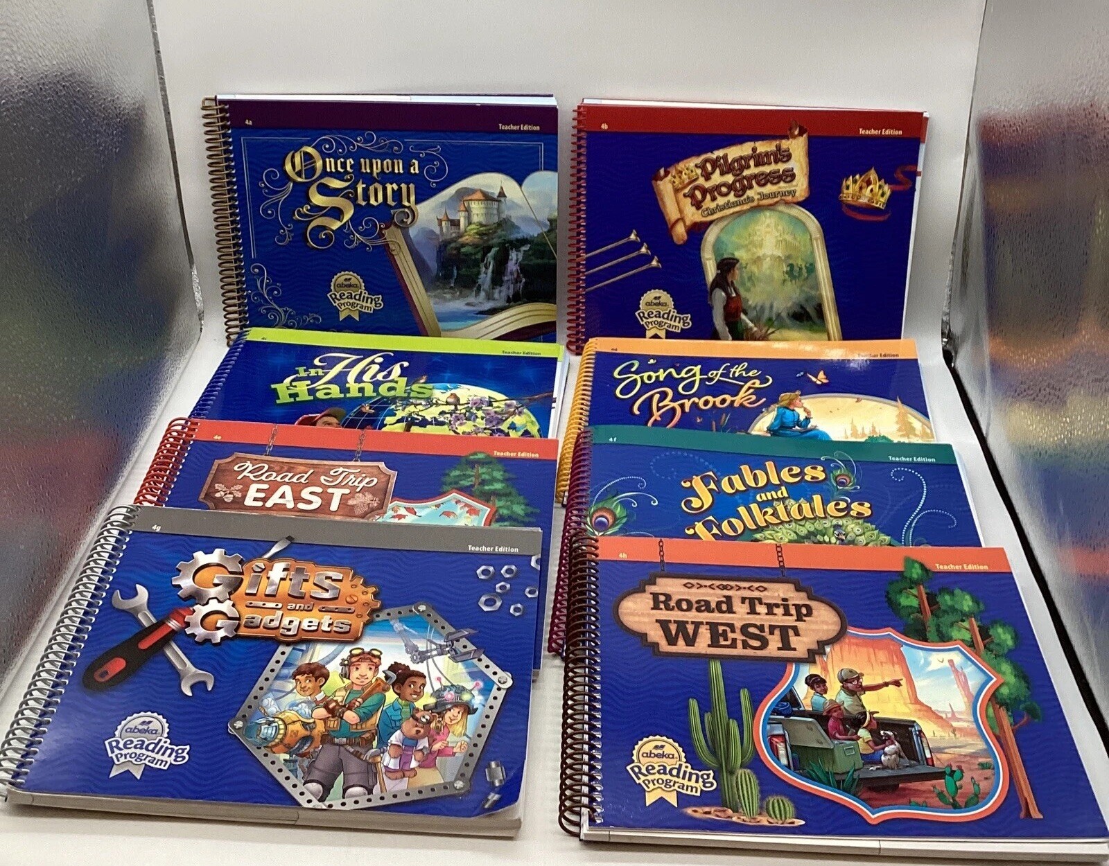 Abeka 4th Grade Teacher Edition Reading Set – Pilgrim’s Progress, Road Trip