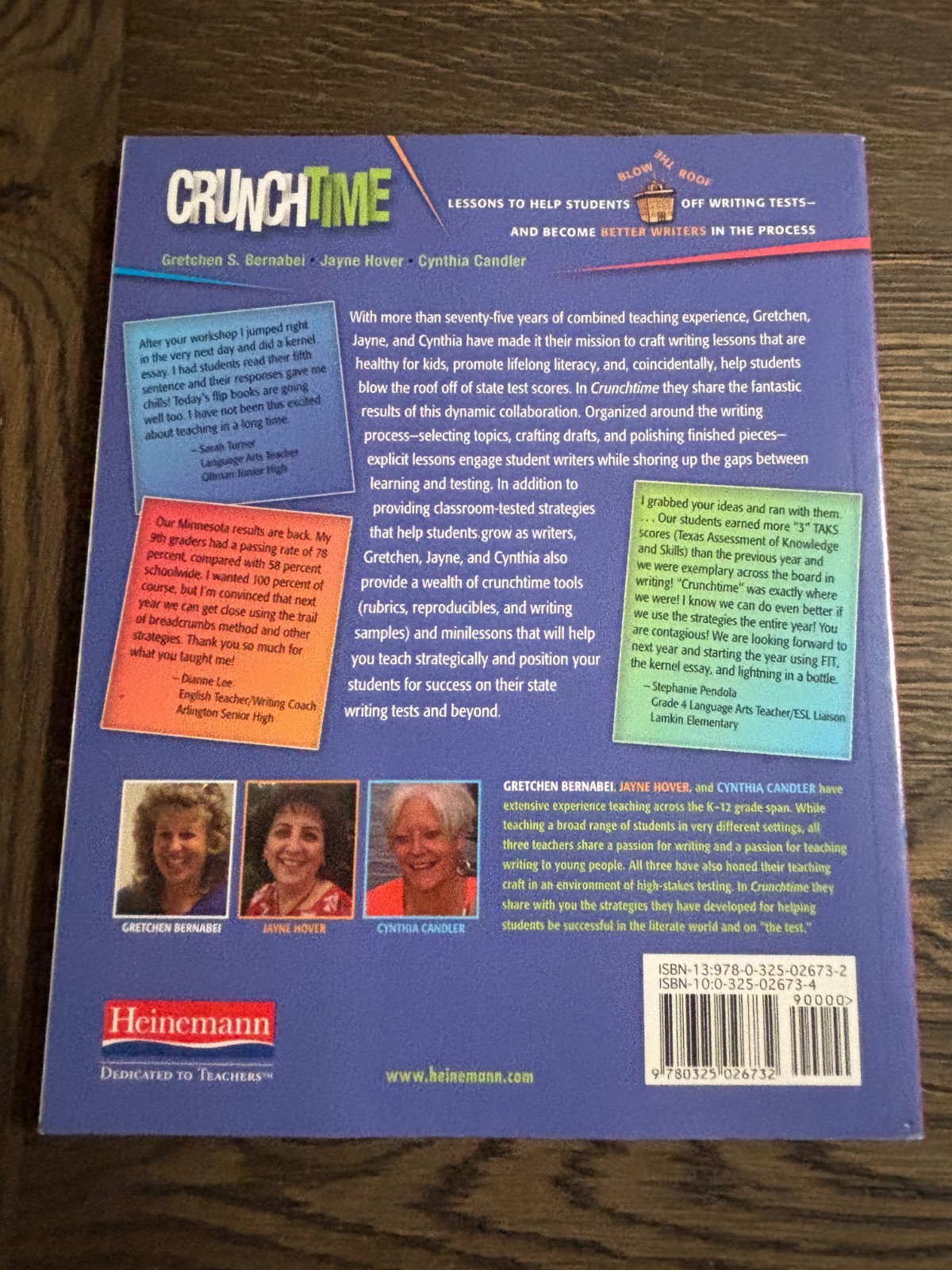 Crunchtime : Lessons to Help Students Blow the Roof off Writing Tests–And…
