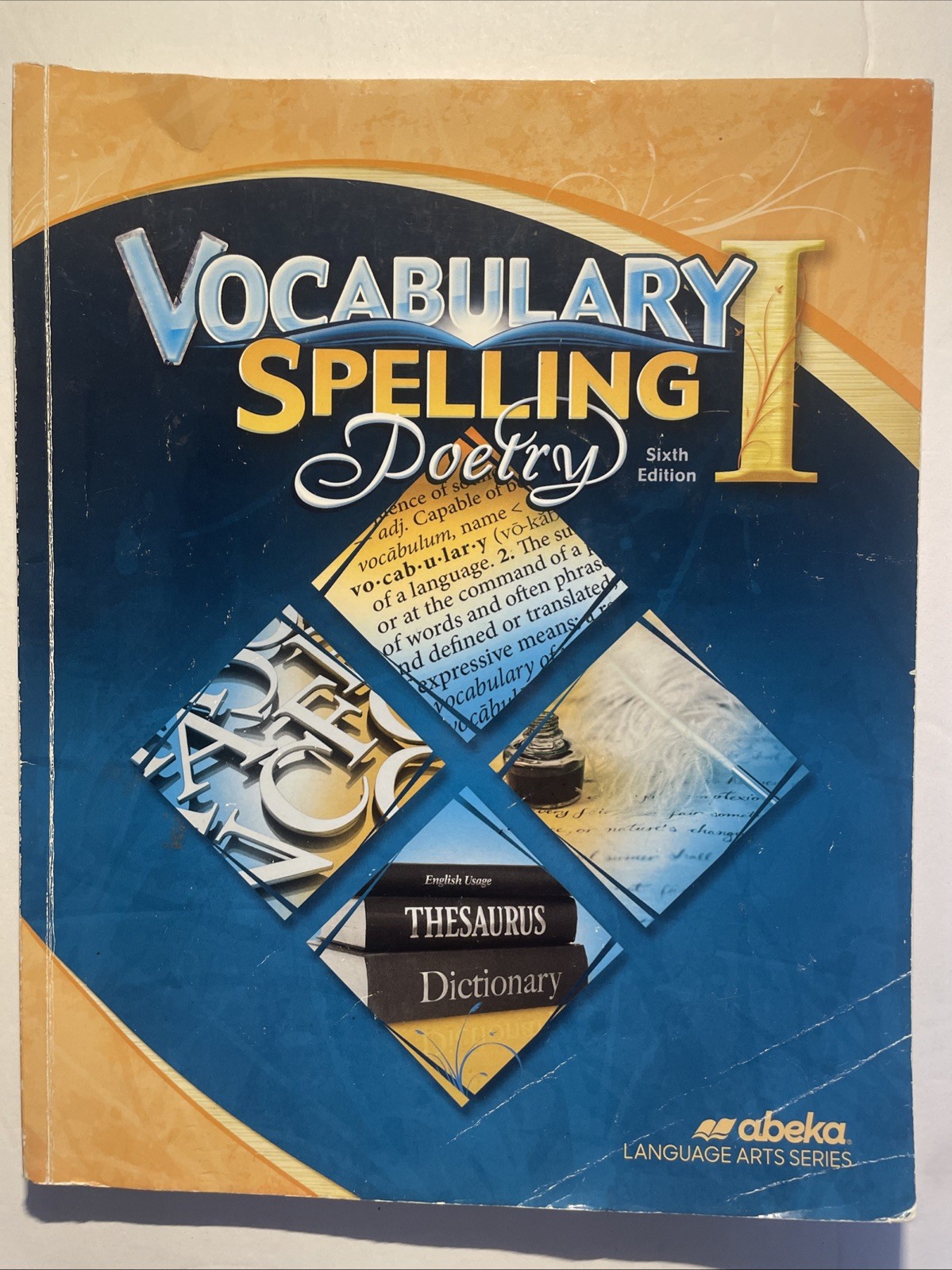 📚USED ABEKA 7th Grade VOCABULARY SPELLING POETRY I Textbook