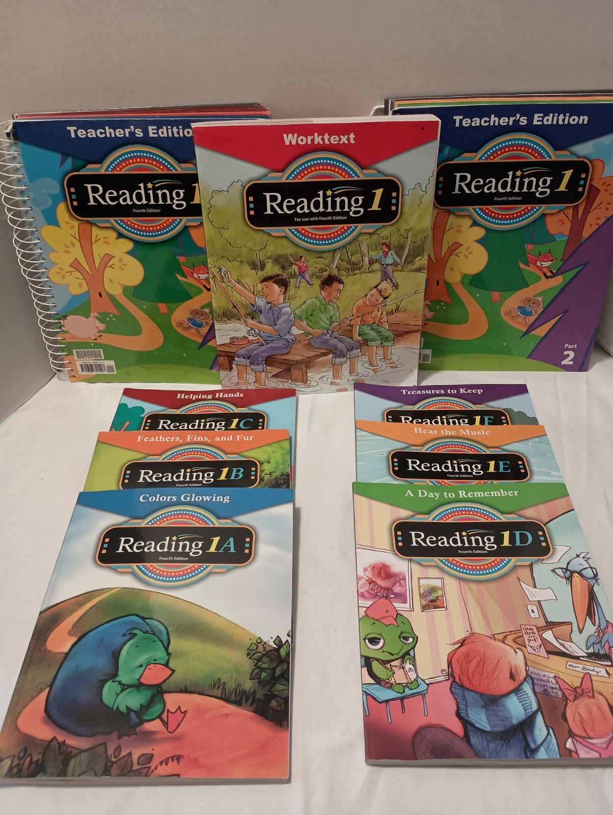 BJU Press Reading 1 Student Readers, WorkText & Teacher (4th Edition) 1st Grade