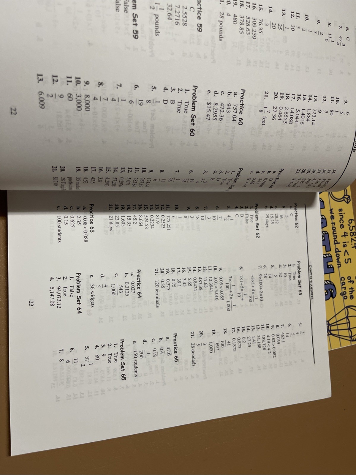 Teaching Textbooks Math 4,5,6,7 Answer Booklet
