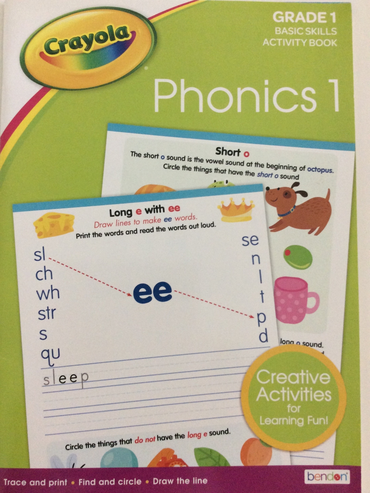 **NEW** Crayola Grade1 Basic Skills Activity Book «Phonics 1»