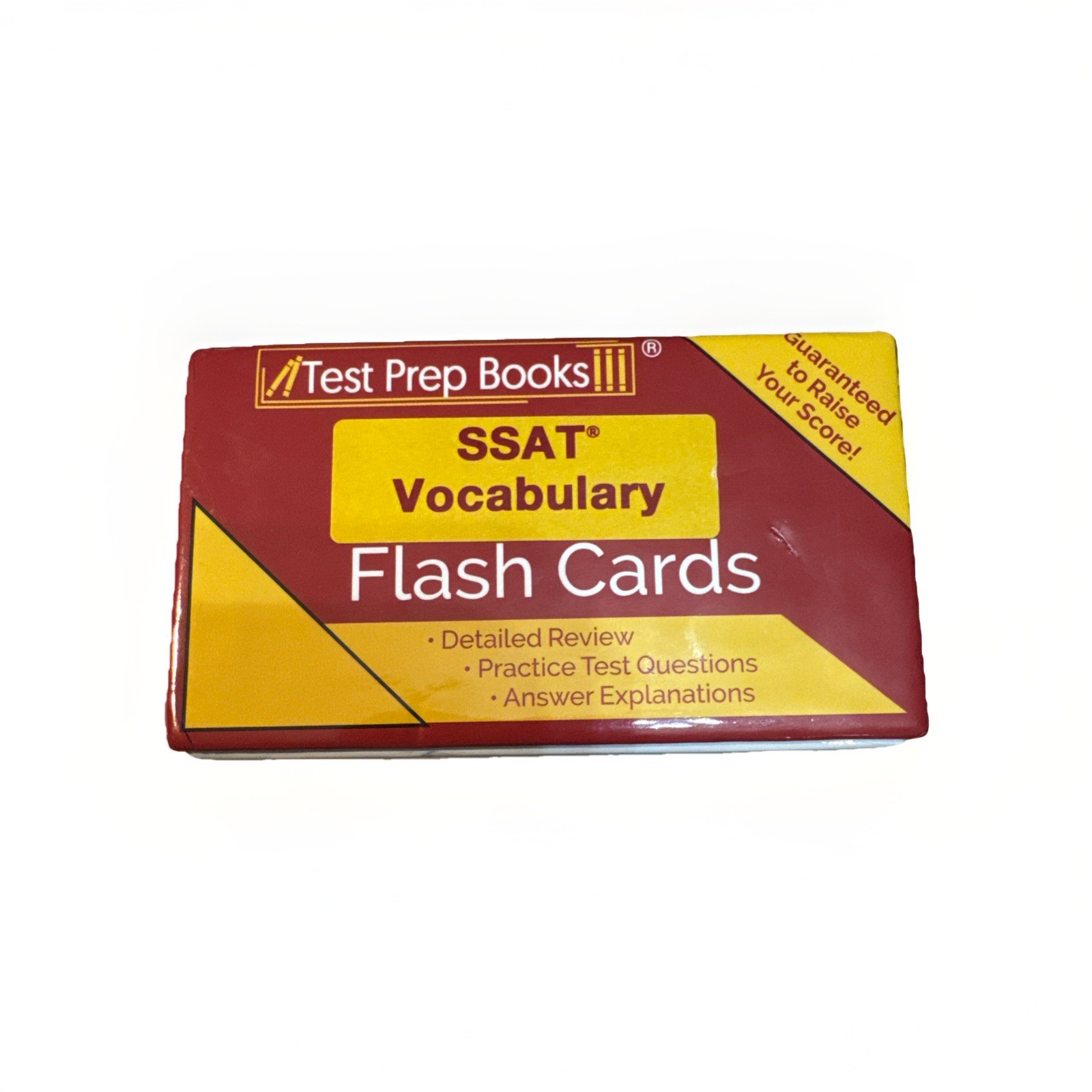 SSAT Vocabulary Flash Cards Test Prep Books Practice Test Questions Answers