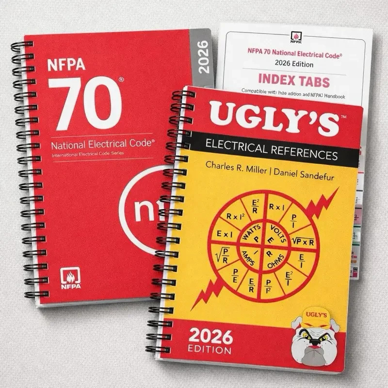 NFPA 70 NEC 2026 SPIRAL + Index Tabs + Ugly 2026 Limited Stock USA Stock