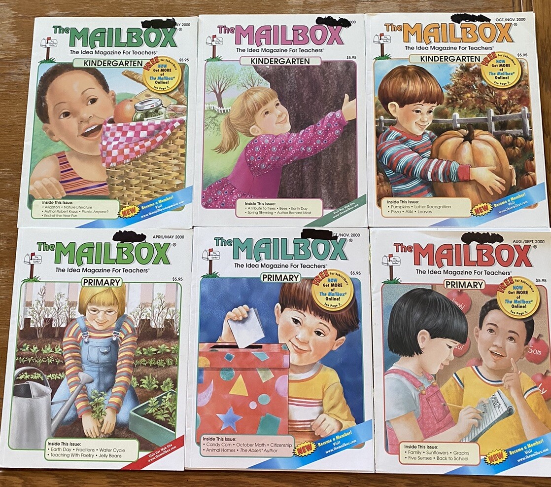The Mailbox Idea Magazine For Teachers Kindergarten/Primary Lot Of 6