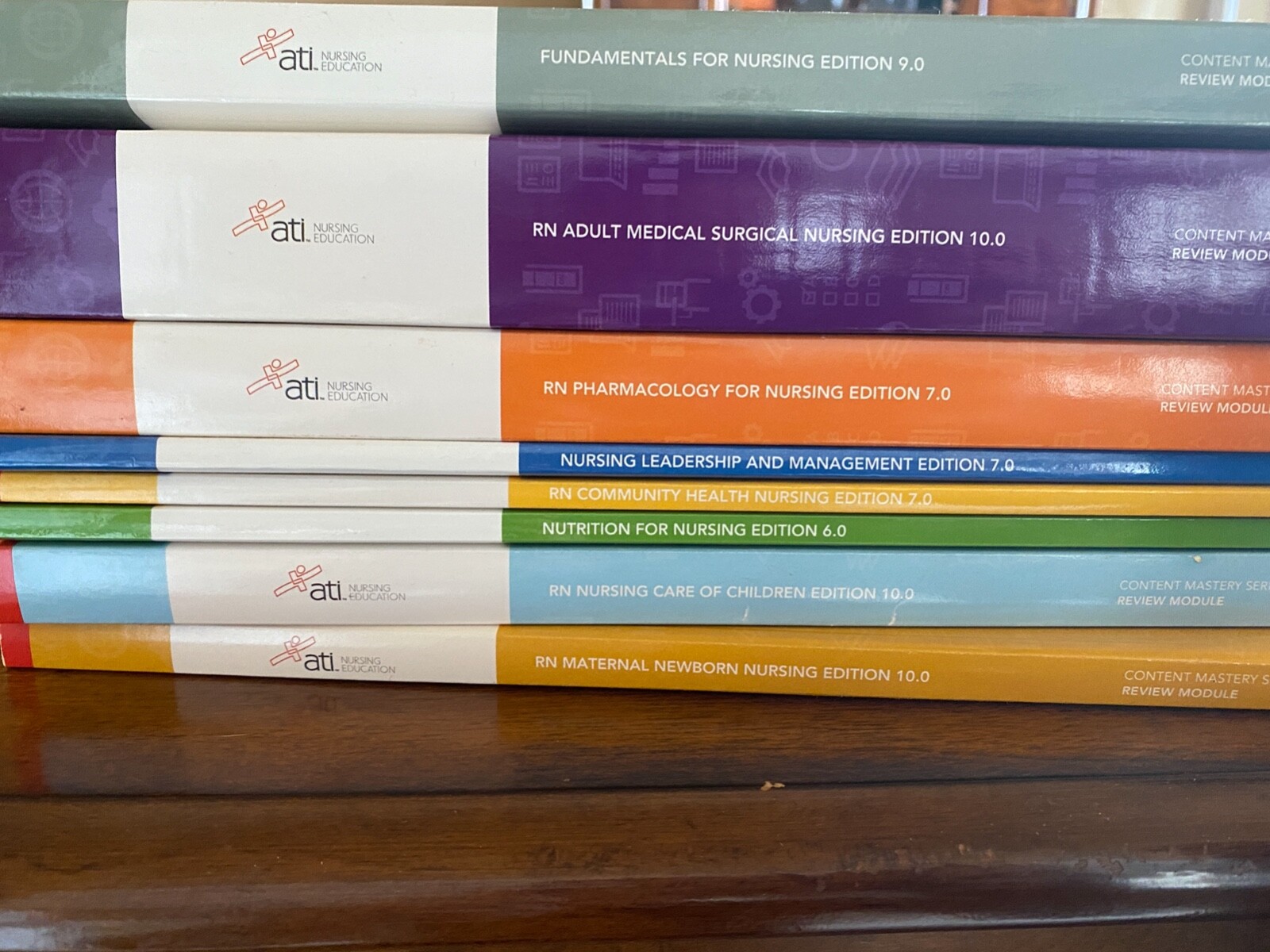 ati nursing books NCLEX Review-Content Mastery Series (Editions 7-10)