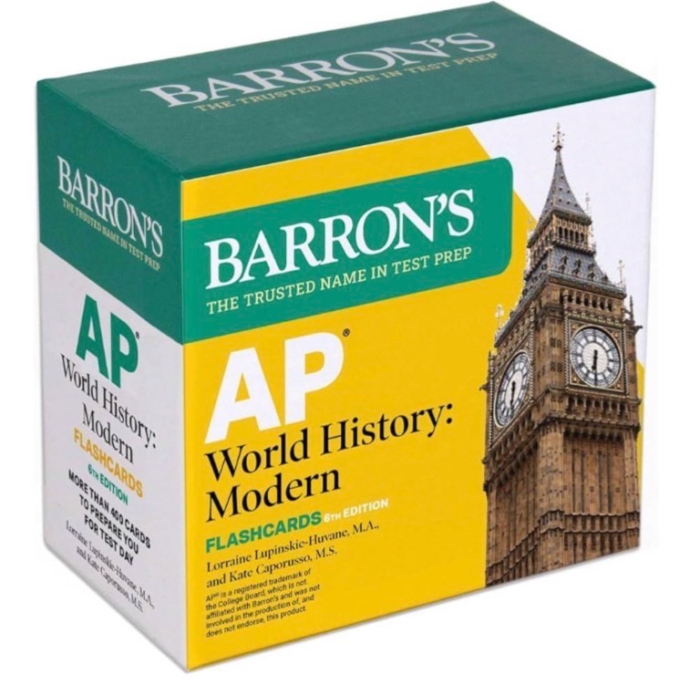 AP World History: Modern Flashcards, Sixth Edition (Barron’s AP Prep) **NEW**