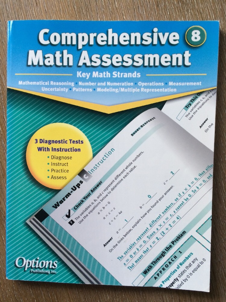 Comprehensive Math Assessment Options Publ Homeschool 8 Key Math Strands