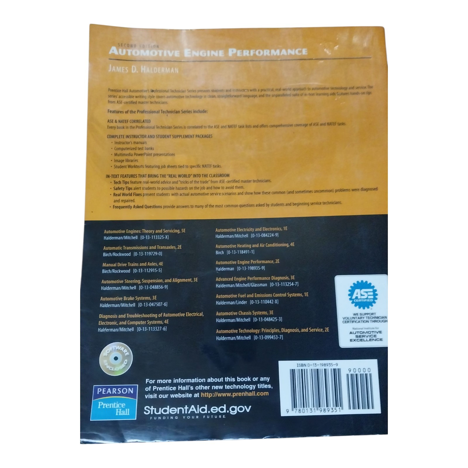 Automotive Engine Performance ASE Prep Book