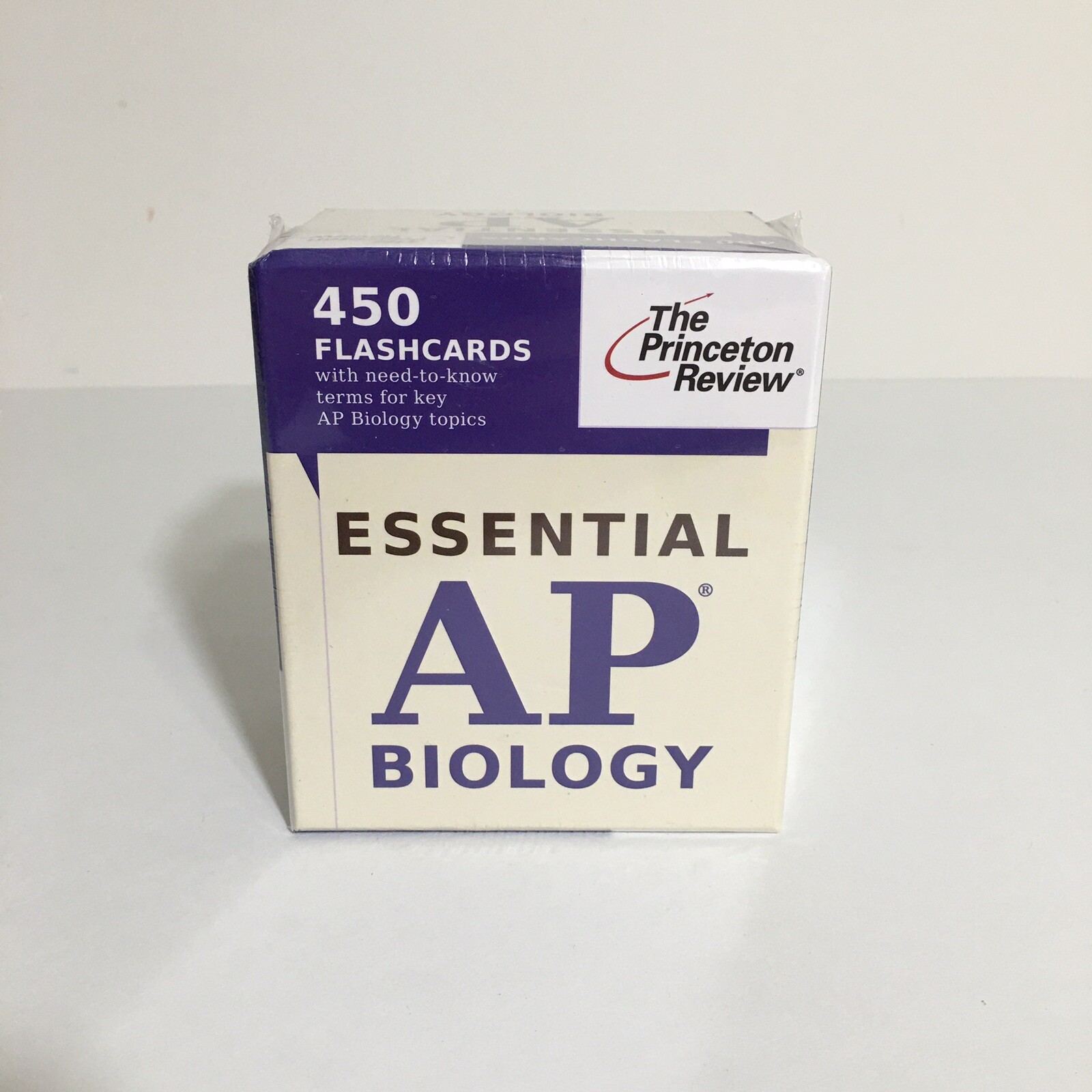 NEW The Princeton Review Essential AP Biology 450 Term Flashcards