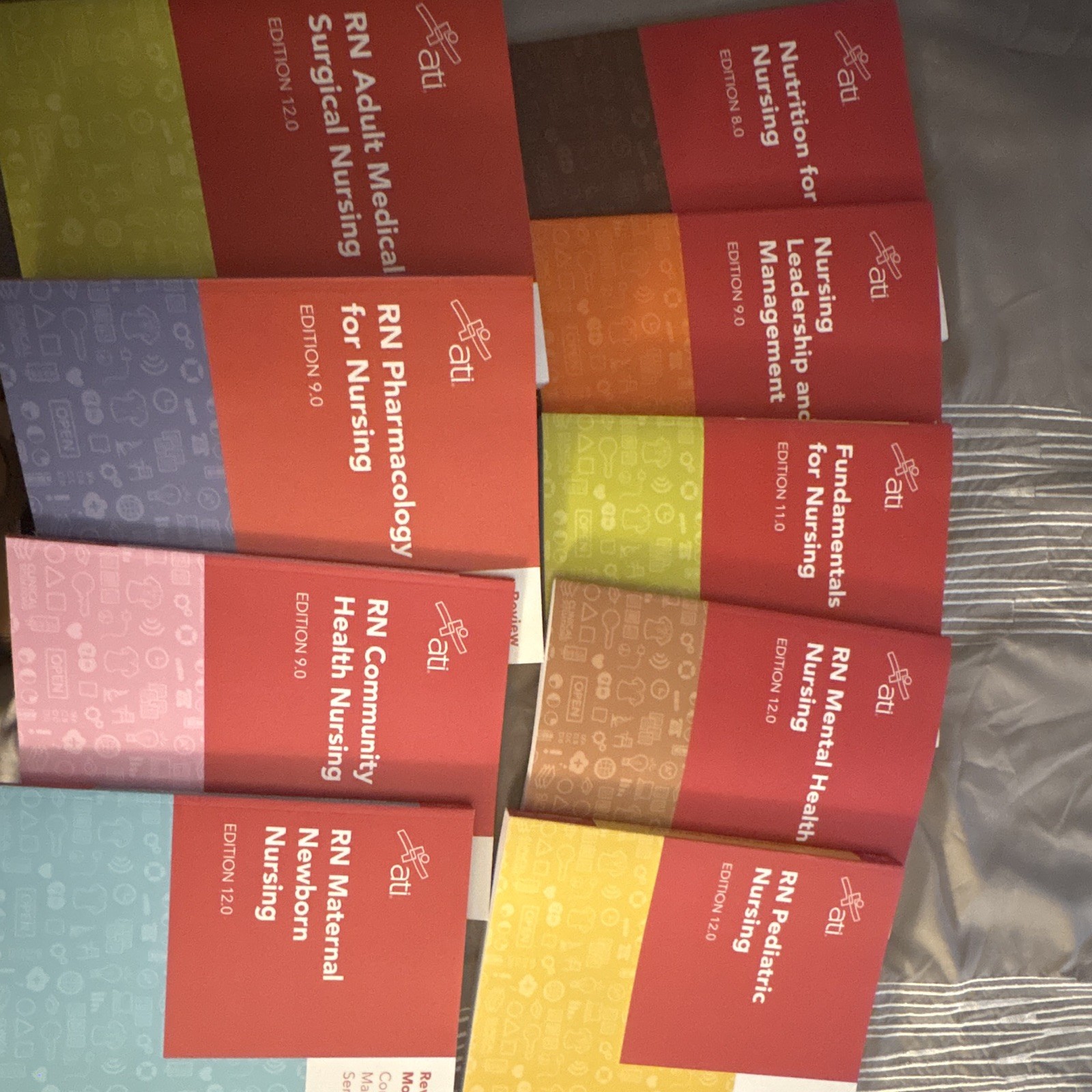 ATI Mastery Series Nursing Review Complete Module Book Set Exam Prep