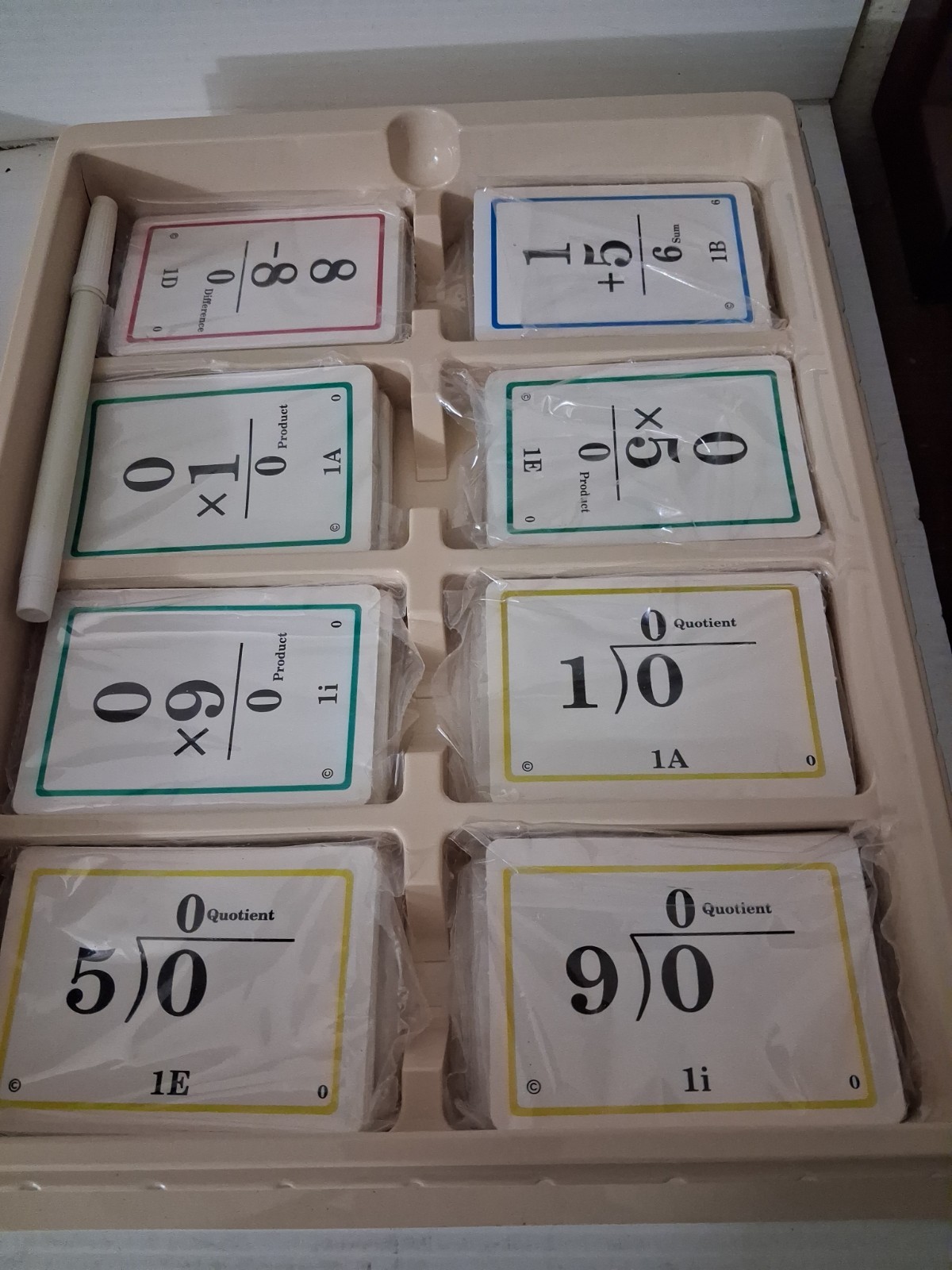 Open Box Hooked on Phonics Math Complete Books Cassette Tapes Flashcards