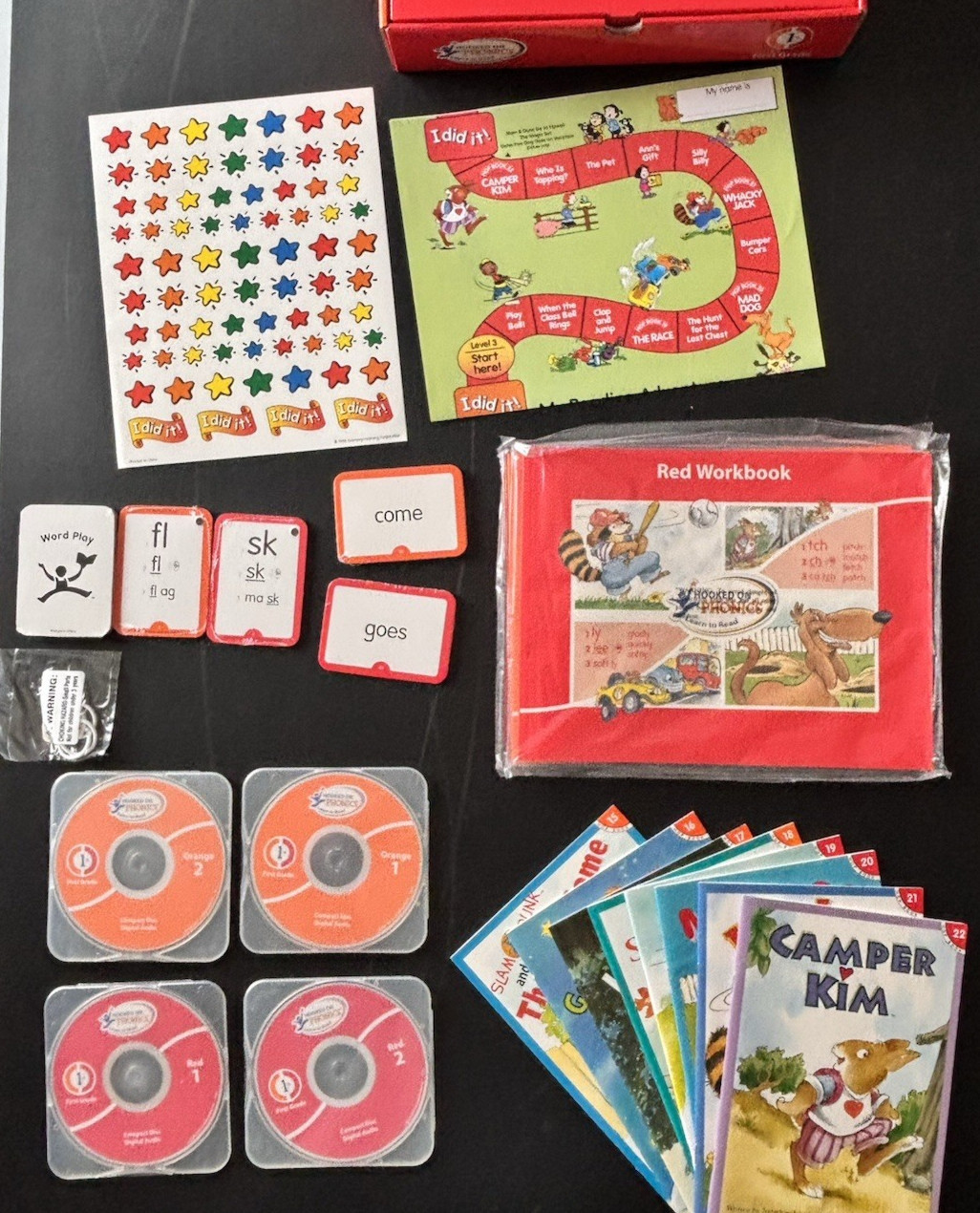 «Hooked on Phonics» Learn to Read Set K 1st 2nd New and Used COMPLETE