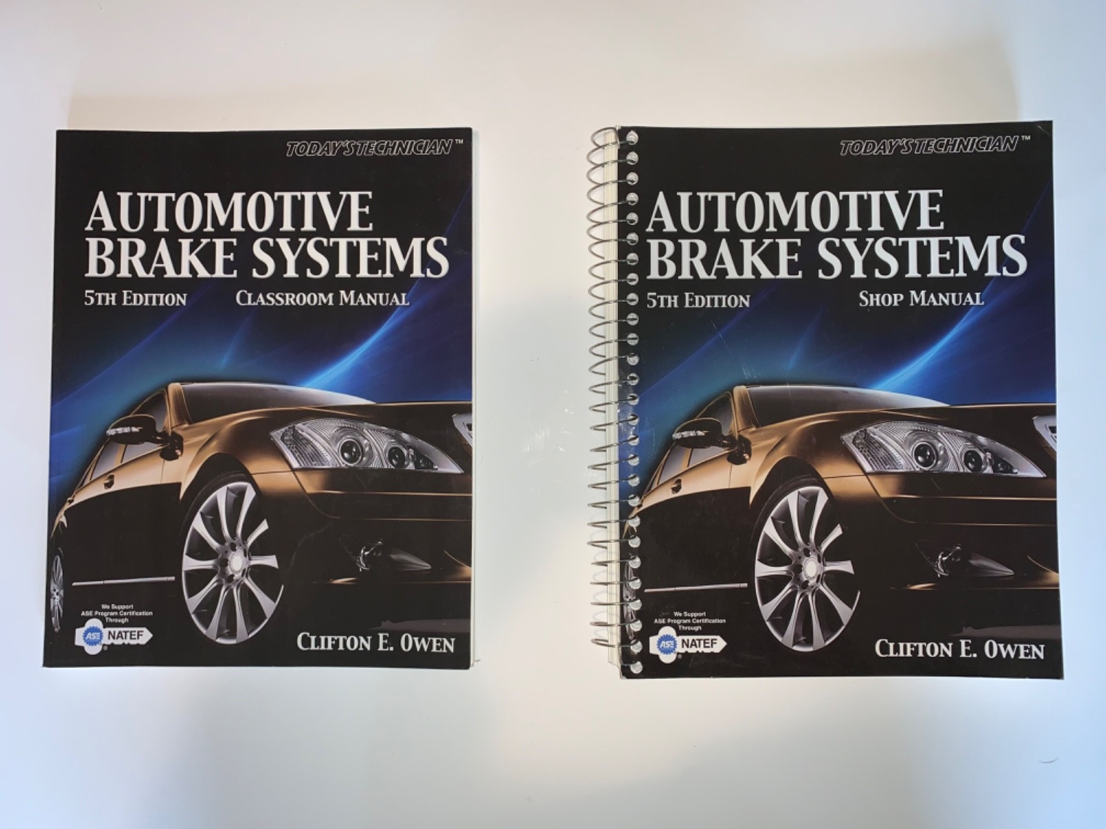 Automotive brake systems text book and shop manual clifton e owen