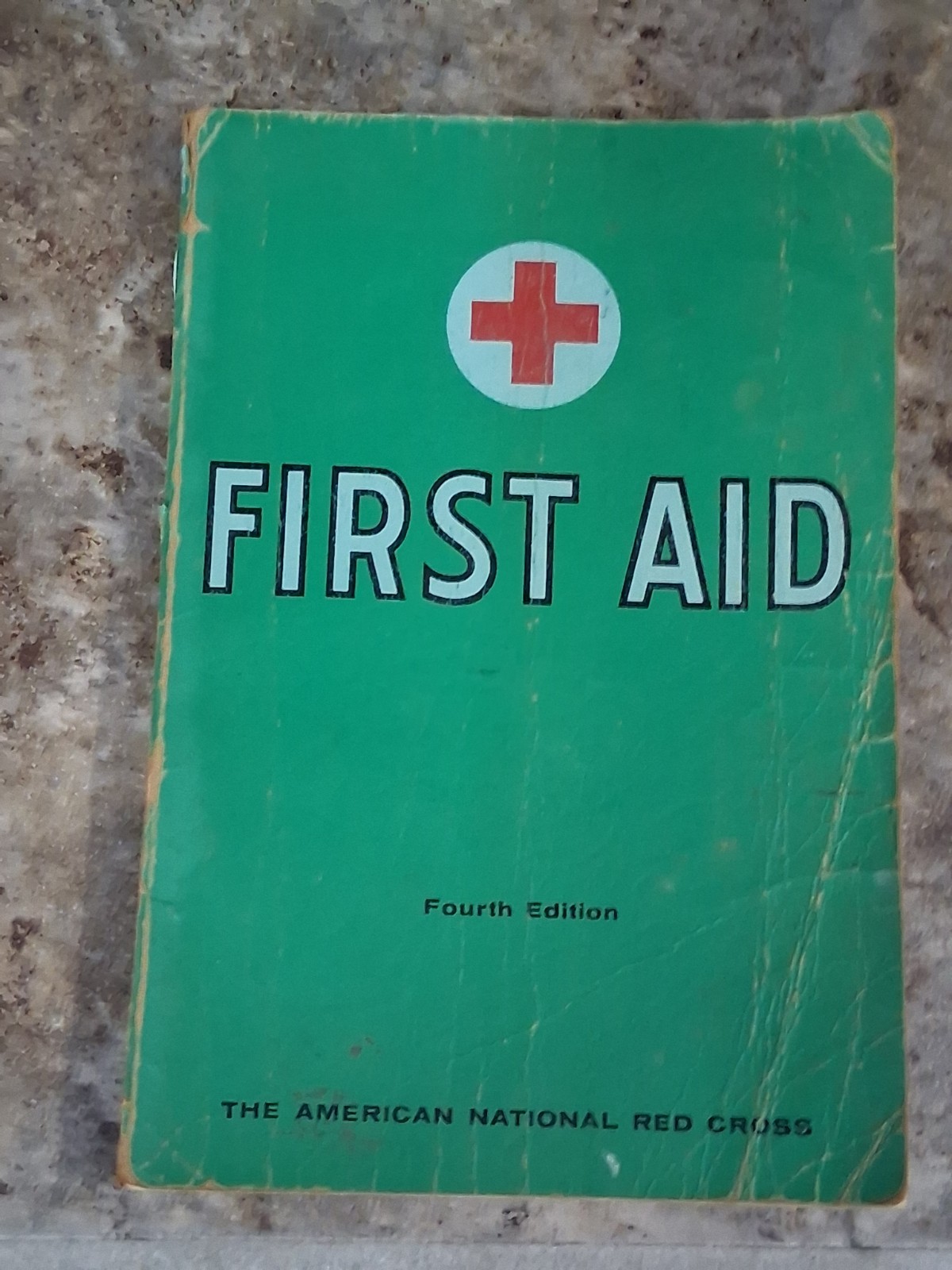 Vintage 1957 American Red Cross First Aid Book Fourth Edition