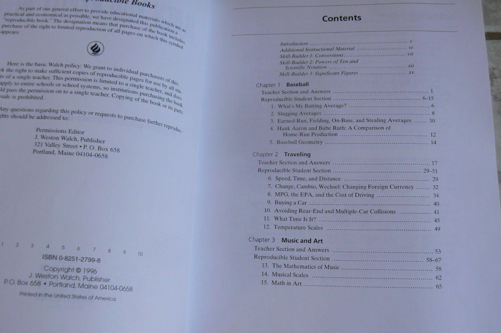 Walch : Math You Really Need w/Answer Key! Middle School,Reproducible 145-pages