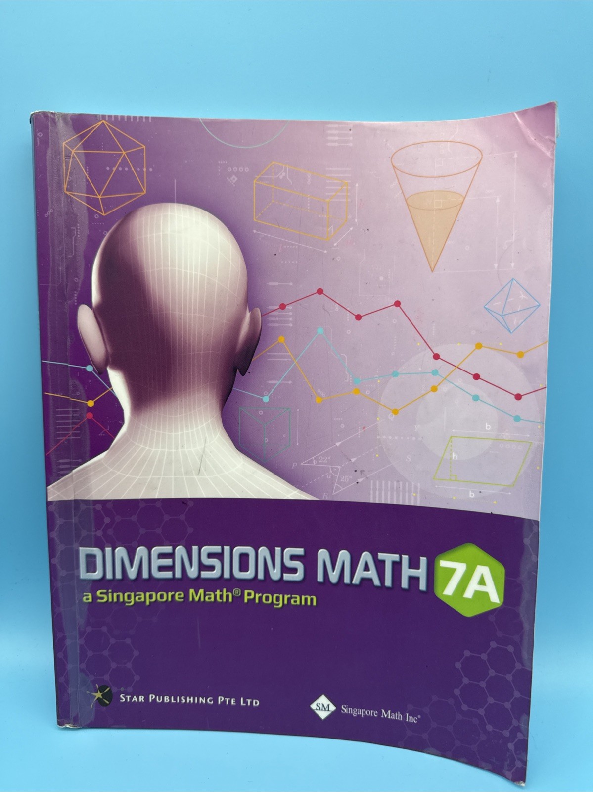 Dimensions Math Grade 7 Student Text & Workbook A & B Set- Singapore 7th Grade