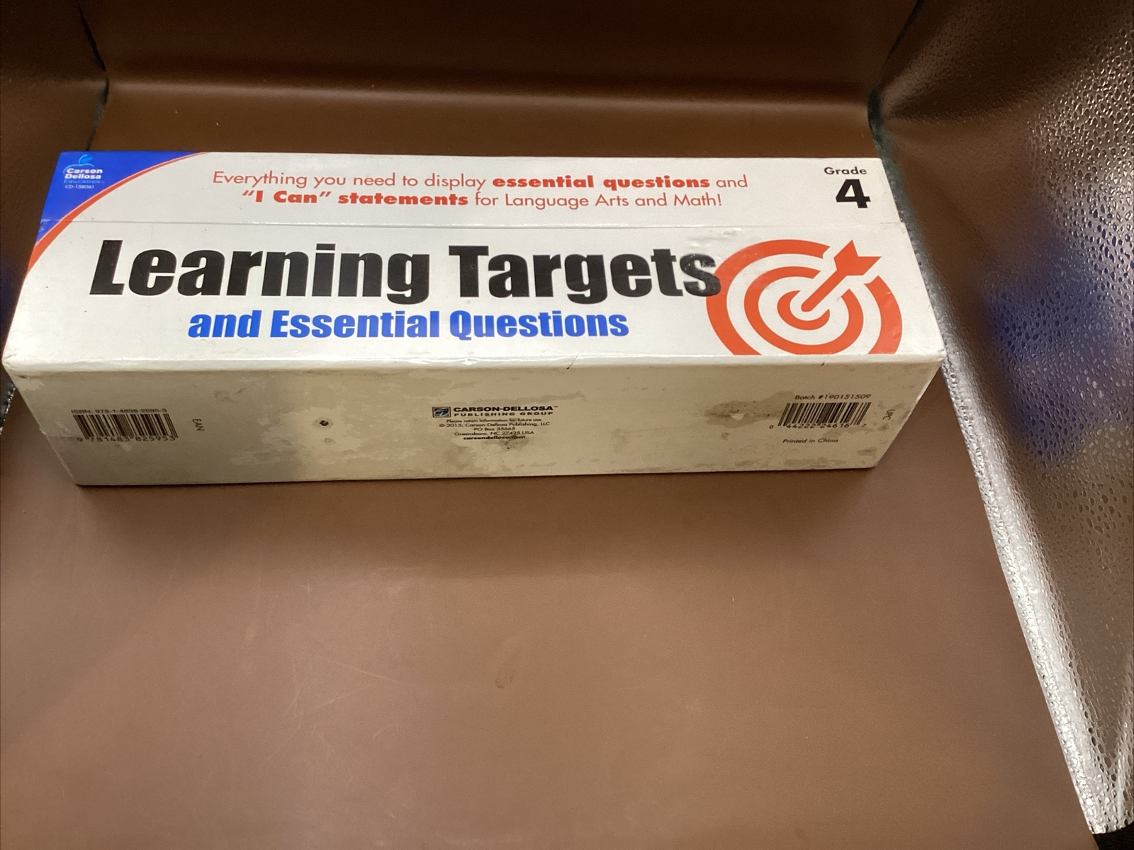 Learning Targets and Essential Questions, Grade K by Carson-Dellosa…