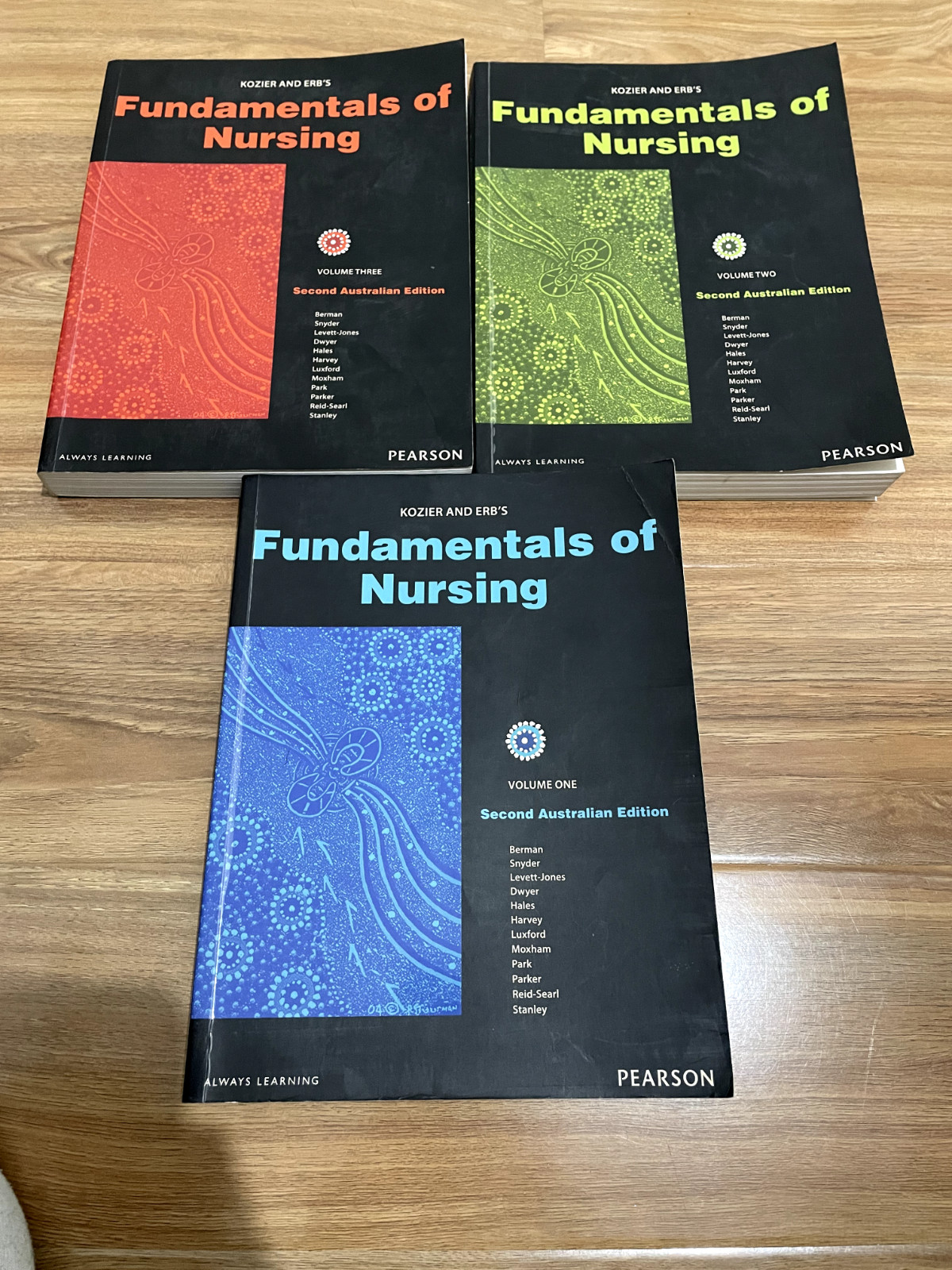 Kozier & Erbs Fundamentals of Nursing Textbook Second Australia Ed Vol 1, 2 & 3