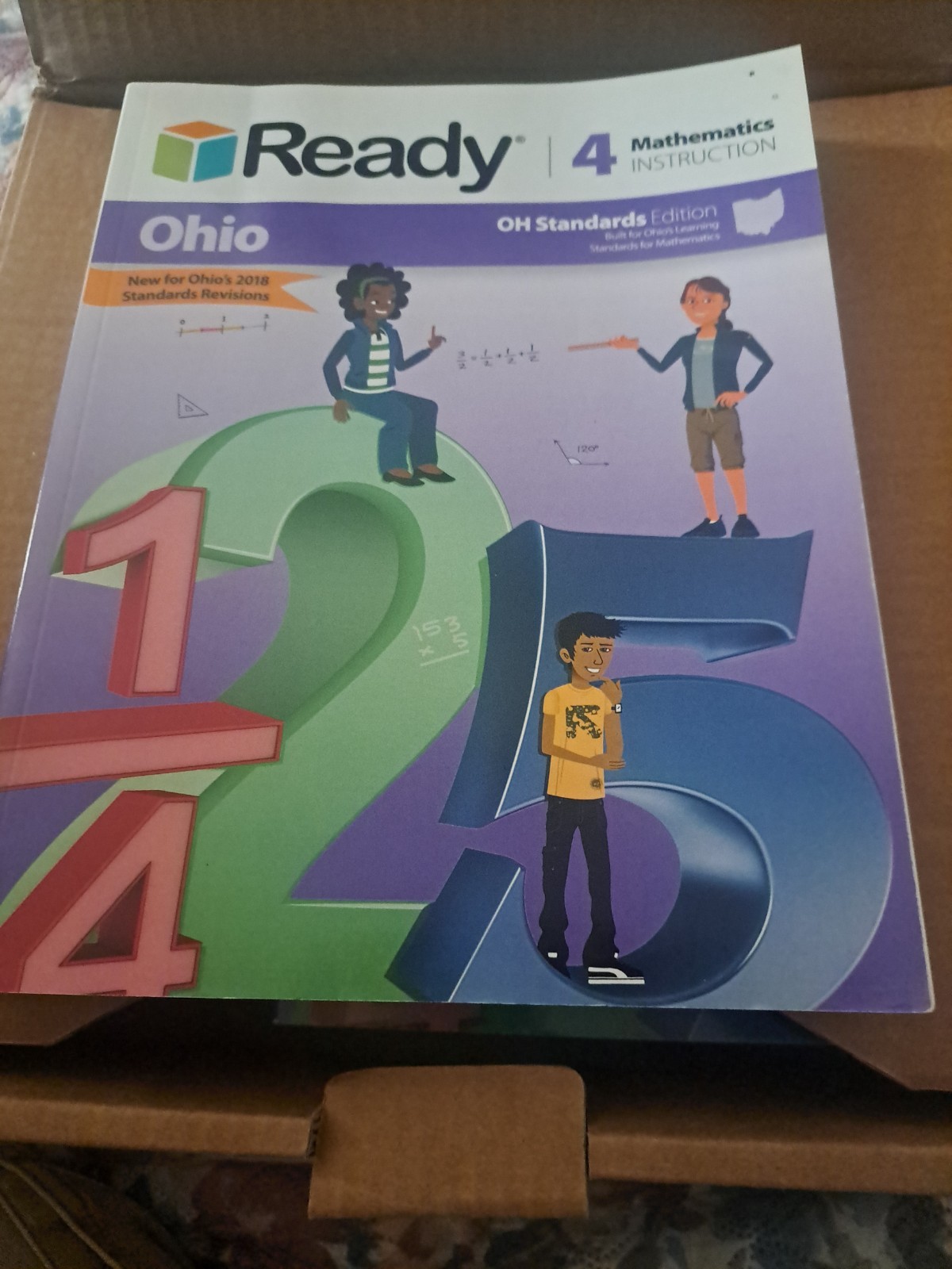 Ready 4 Mathematics Instruction Ohio OH Standards Edition 2018 Revisions New