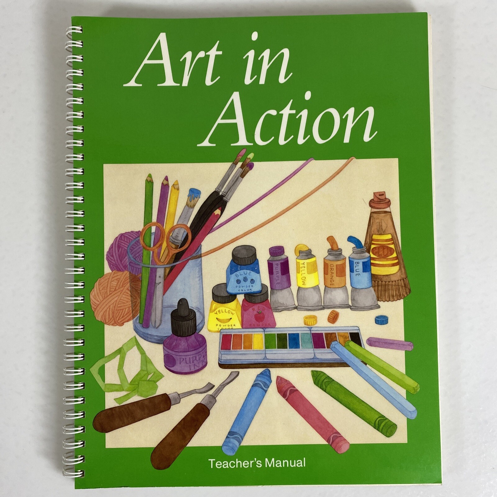 ART IN ACTION, TEACHER’S MANUAL By Guy Hubbard Grade 6 Ringed Paperback