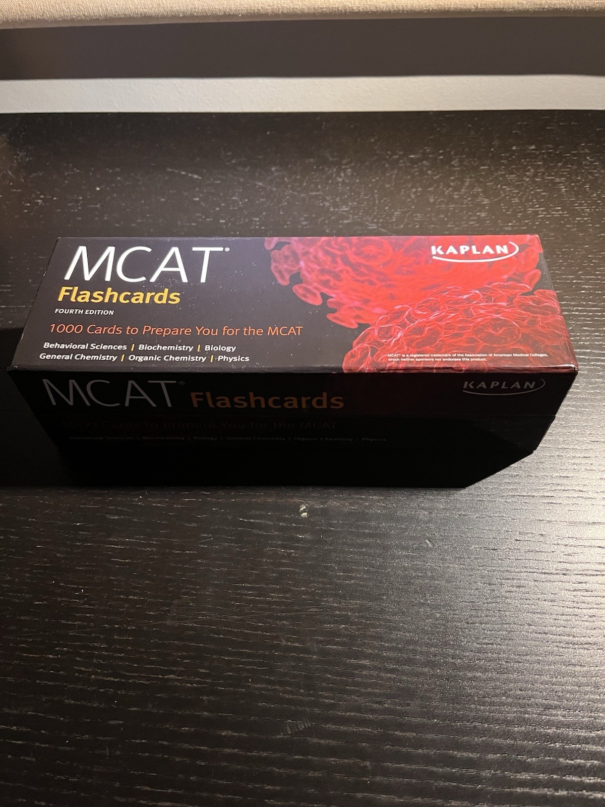 Kaplan MCAT Flashcards Fourth Edition Like New