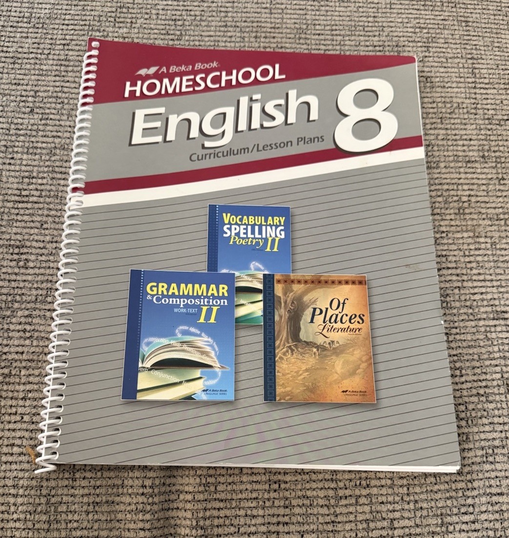 Abeka Homeschool English 8 Curriculum Lesson Plans