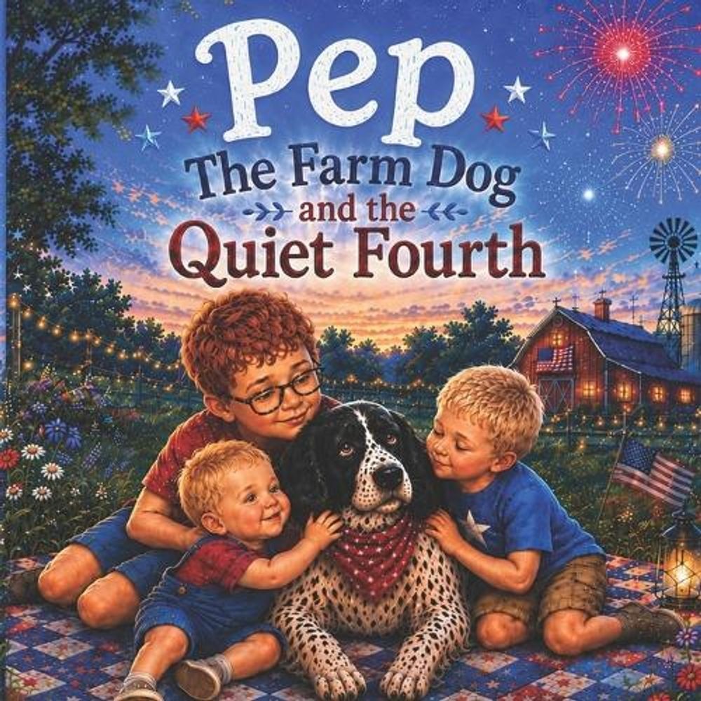 Pep the Farm Dog and the Quiet Fourth by Sierra Damrell Paperback Book