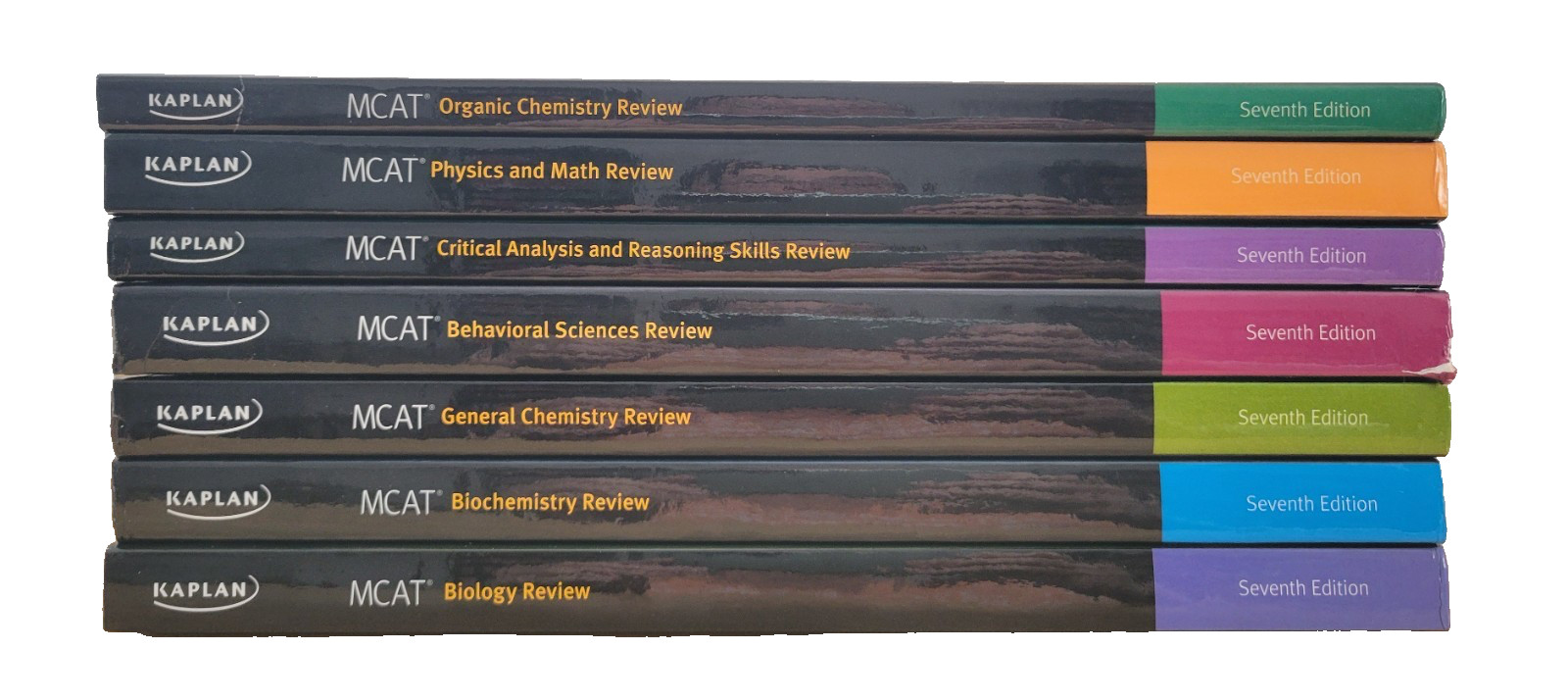 7 Kaplan MCAT All Subjects Reviews 7th Edition, 1st Printing