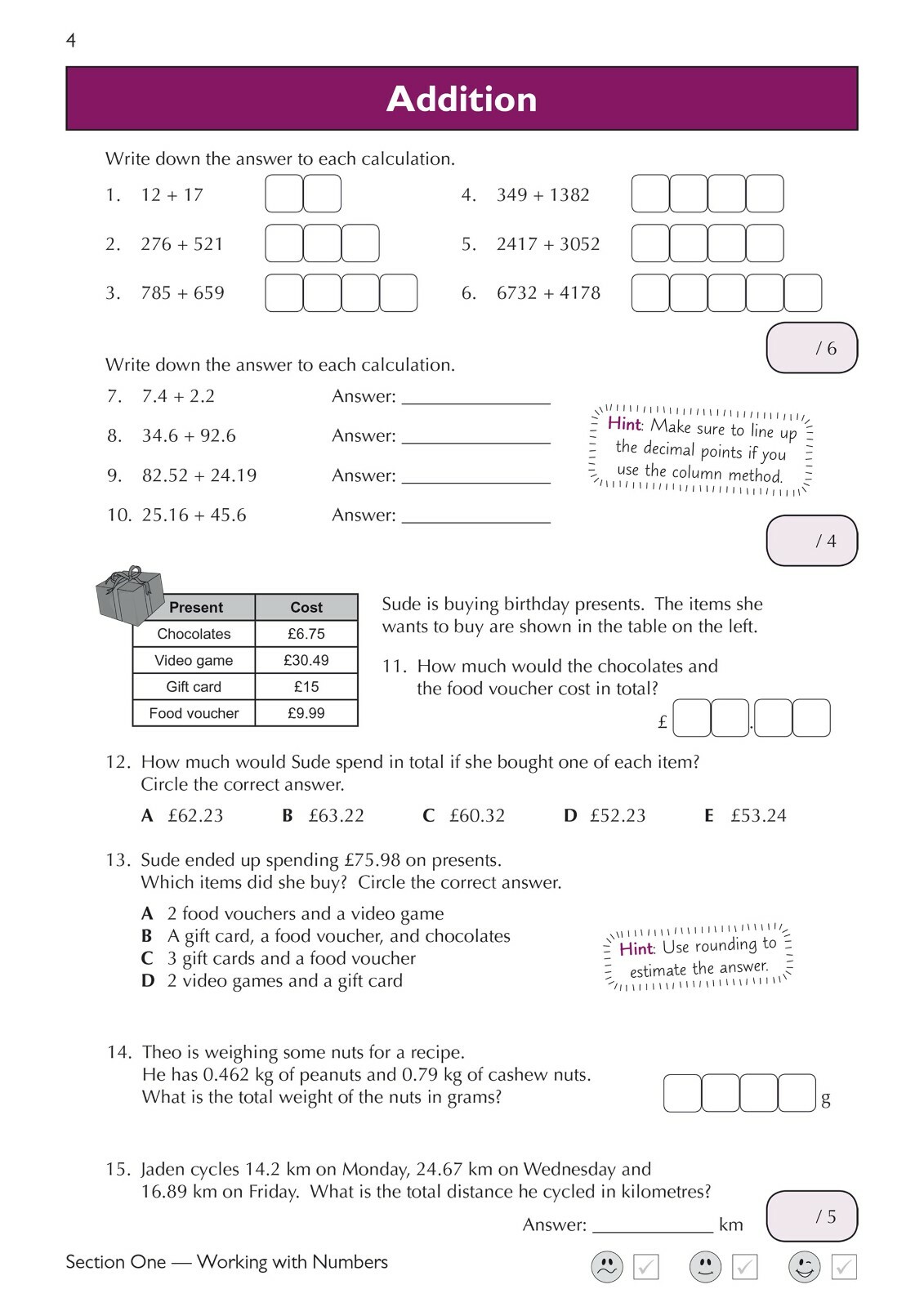 11+ Plus Year 6 Maths Practice Book & Assessment Tests For All Test Provider CGP