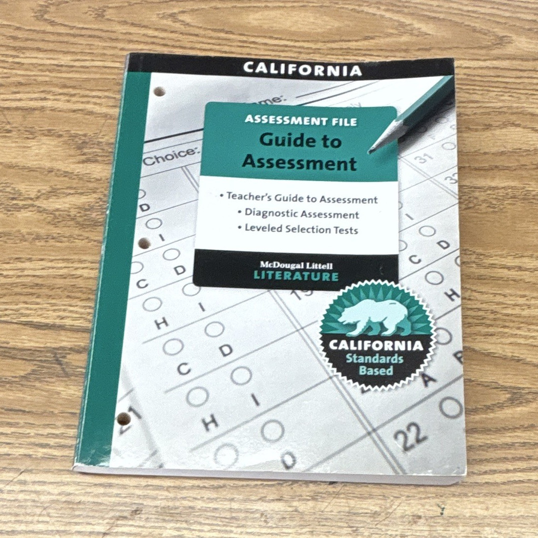 McDougal Littell Literature Assessment File Guide to Assessment Teacher’s Ed PB