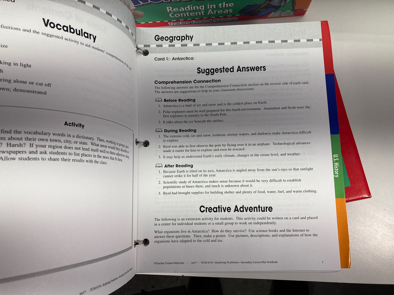 TIME Exploring Nonfiction Social Studies Secondary Kit Home School Lessons