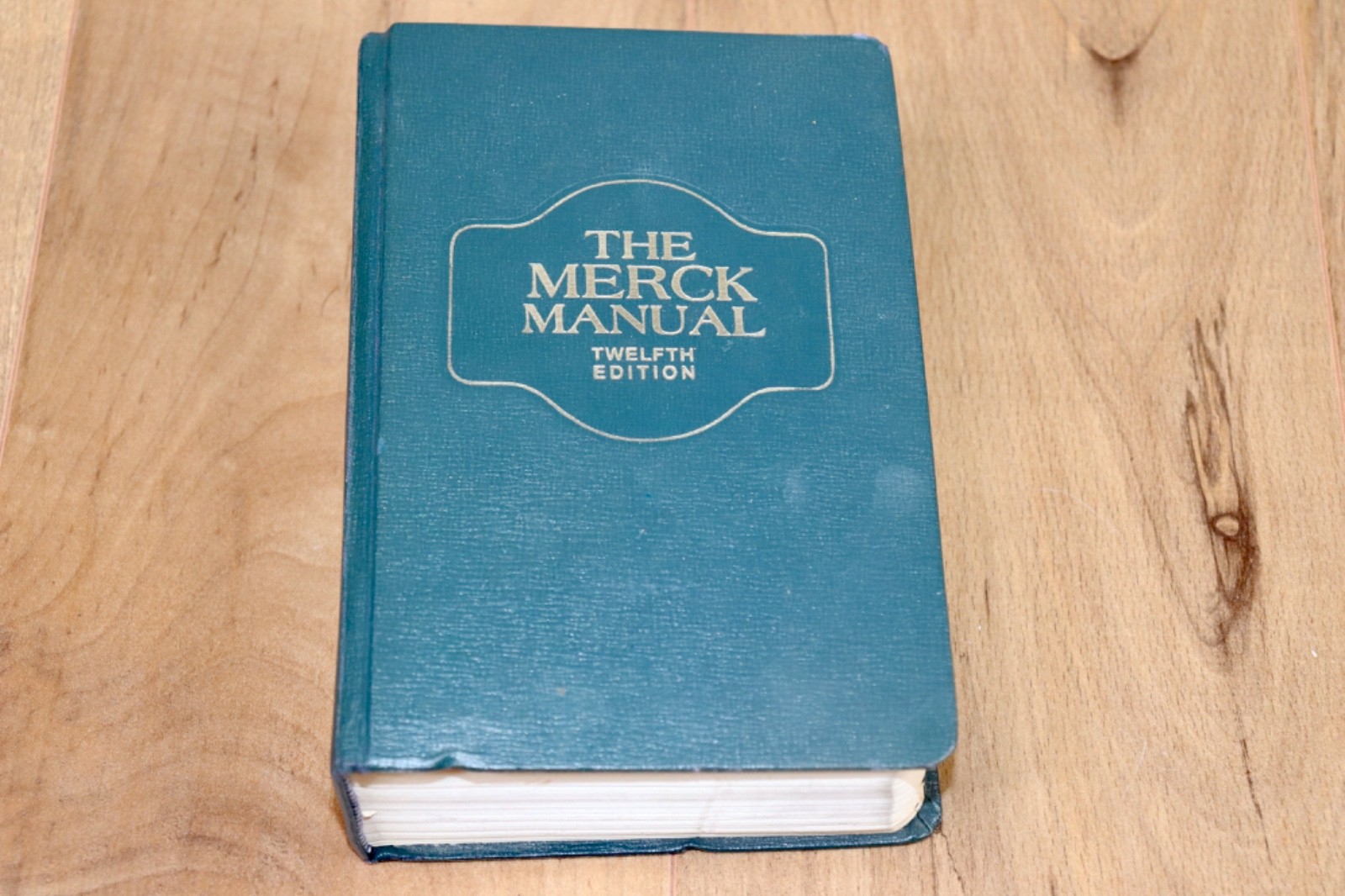 Classic «The Merck Manual» 12th Edition Tabed Vintage 1972
