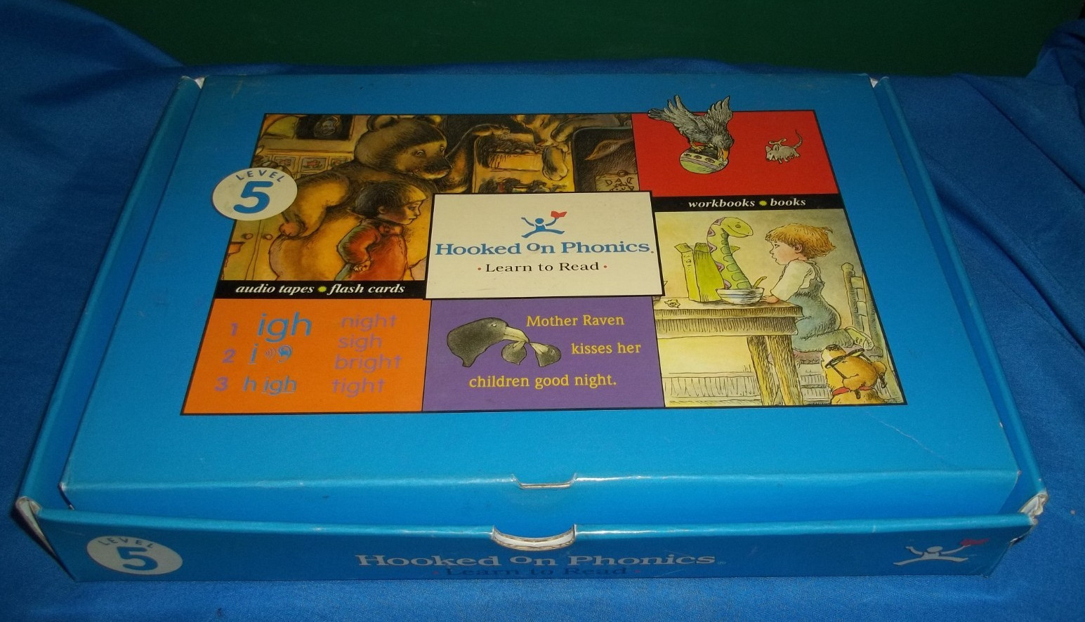 Hooked on Phonics Learn to Read Level 5 in Original Box w/Cassette
