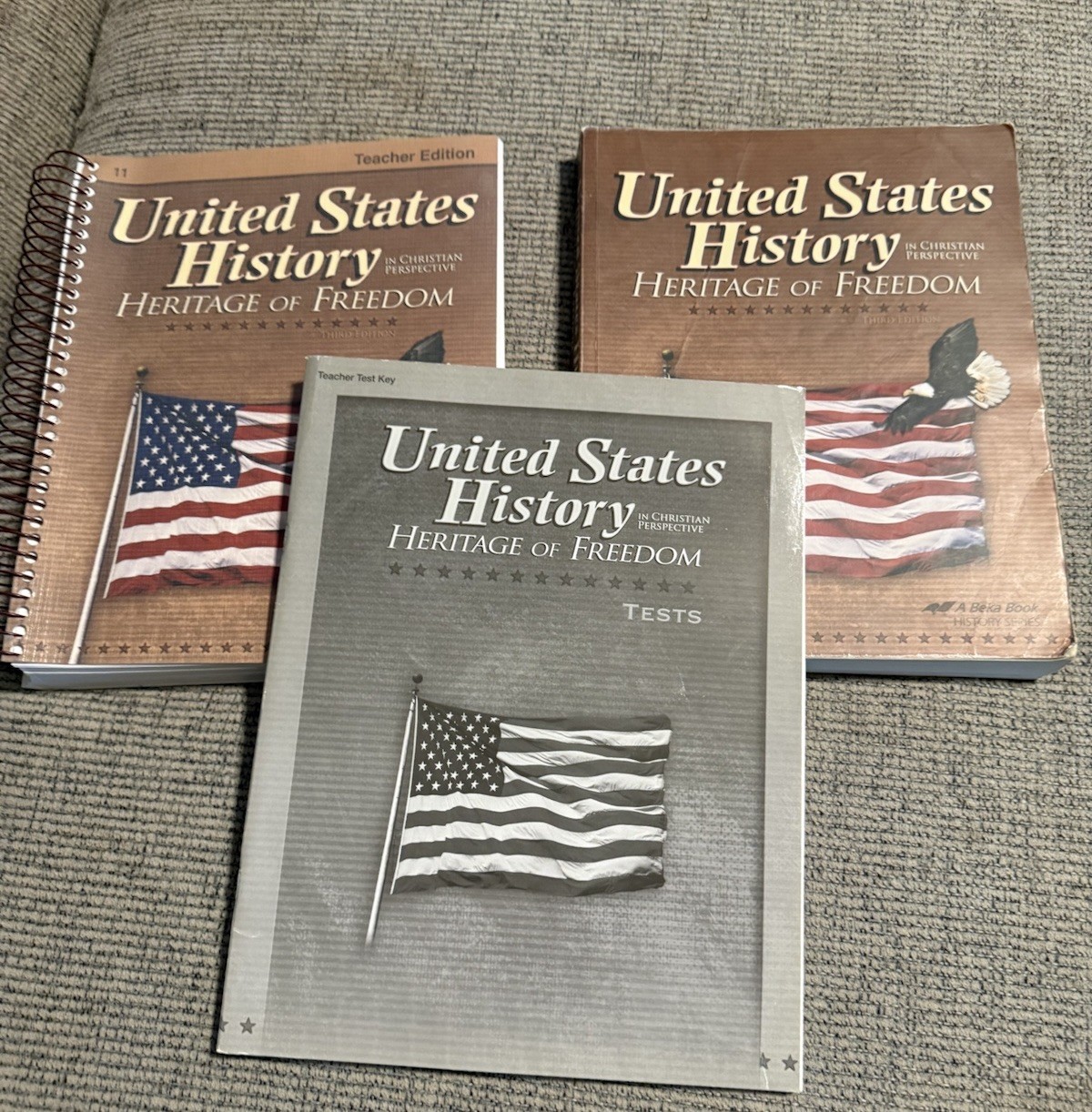 ABeka US History Heritage of Freedom 3rd Ed. Test KeyTeacher Text/Textbook