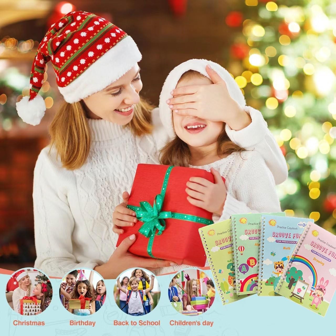 Engaging Handwriting Practice Set for Kids Age 3-5 with Disappearing Ink