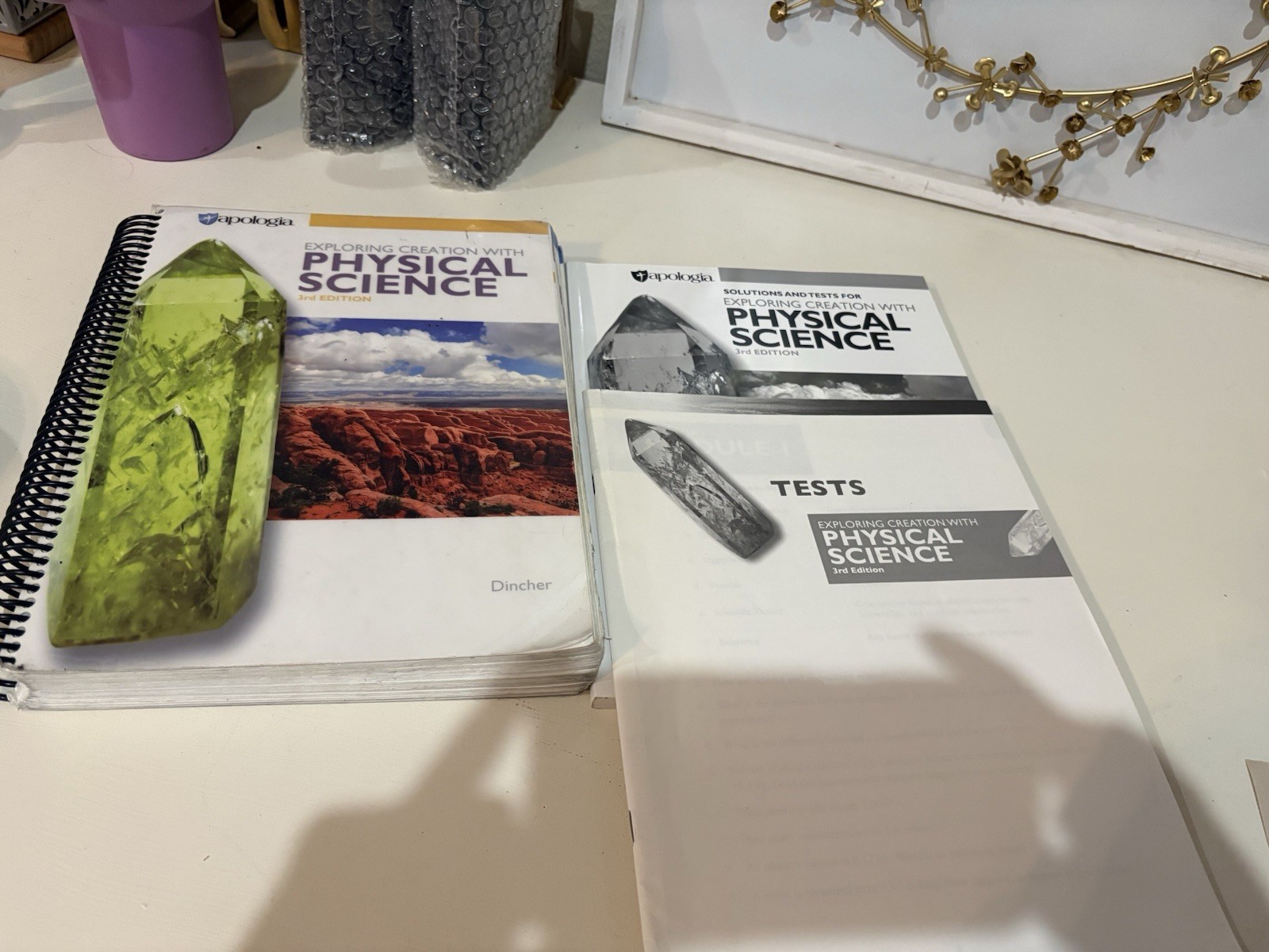 Exploring Creation with Physical Science 3rd Ed Text + Solutions Manual, Tests