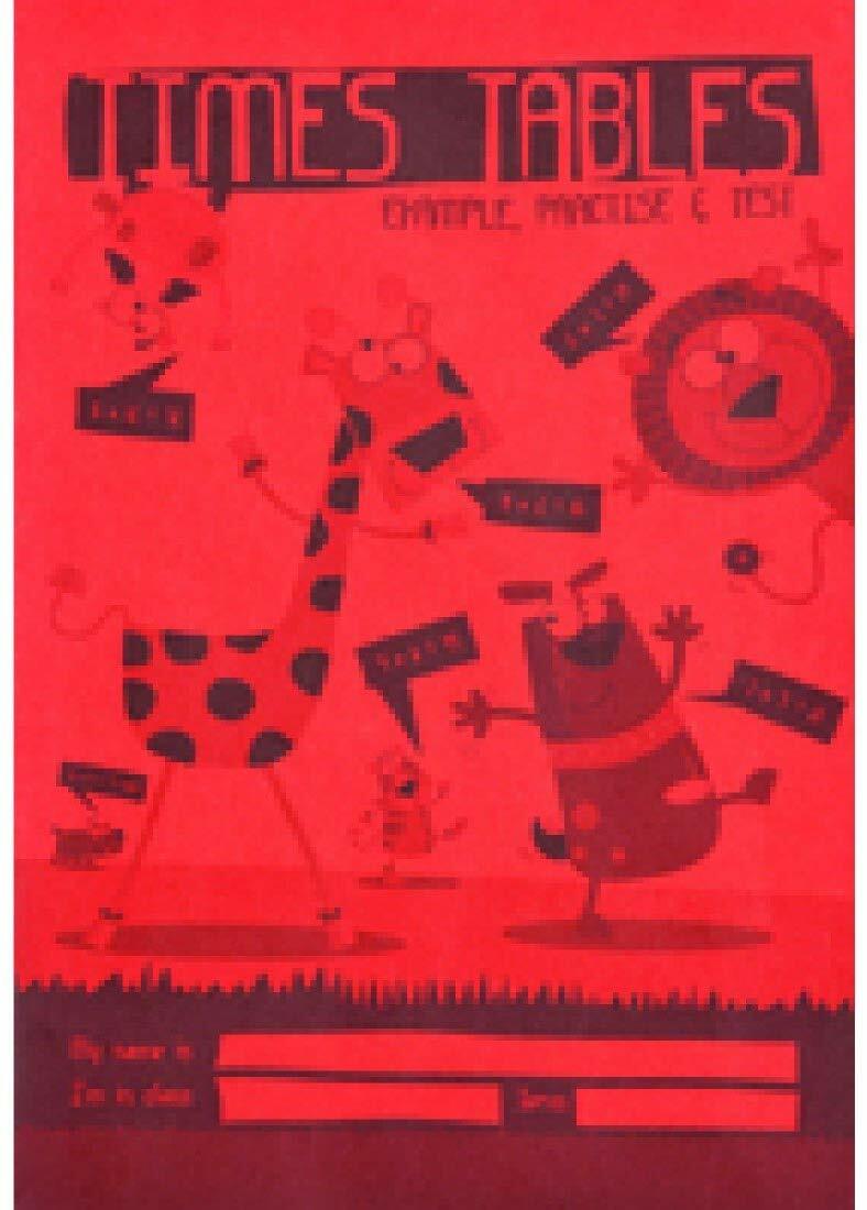 Silvine A5 Children’s Time Table Book – Bright Red (EX213 )