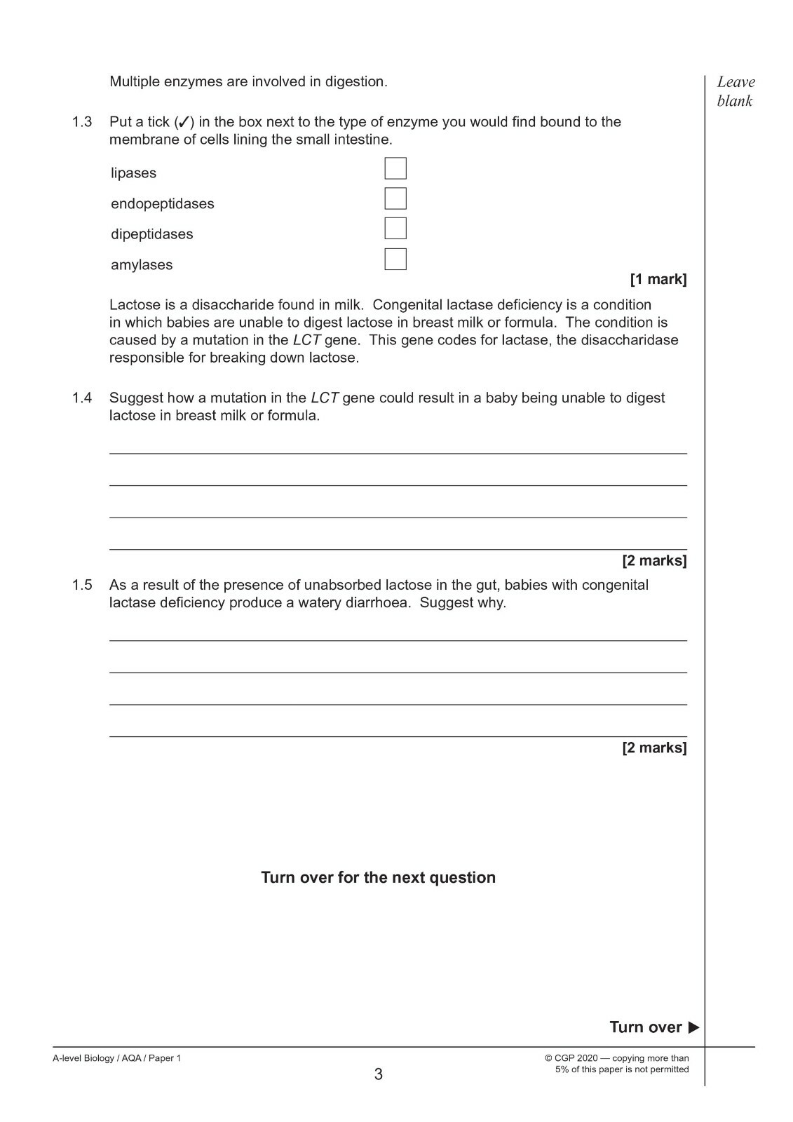 New A-Level Biology AQA Practice Papers Years 12-13 Cgp