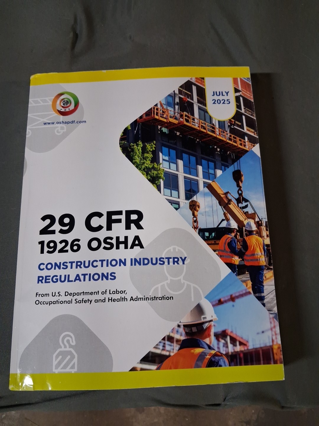OSHA 1926 Construction Industry July 2025 Book